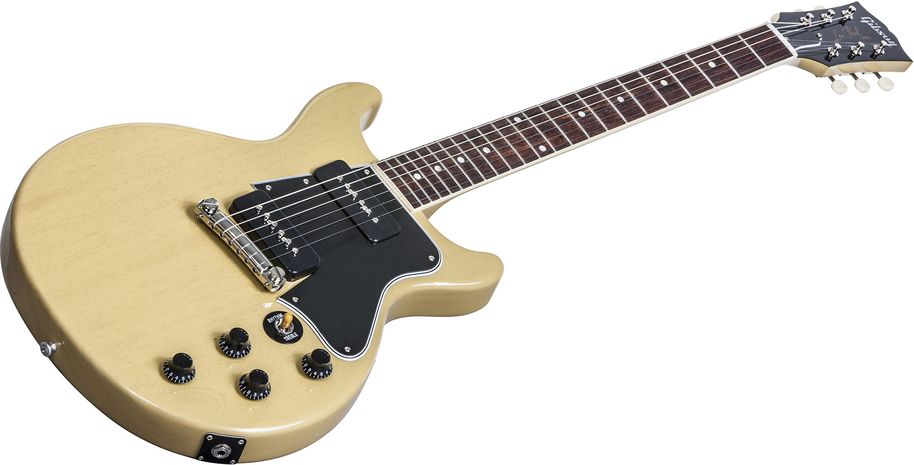 Gibson Custom Shop Les Paul Special Double Cut 2p90 Ht Rw - Tv Yellow - Guitarra eléctrica de doble corte - Variation 3