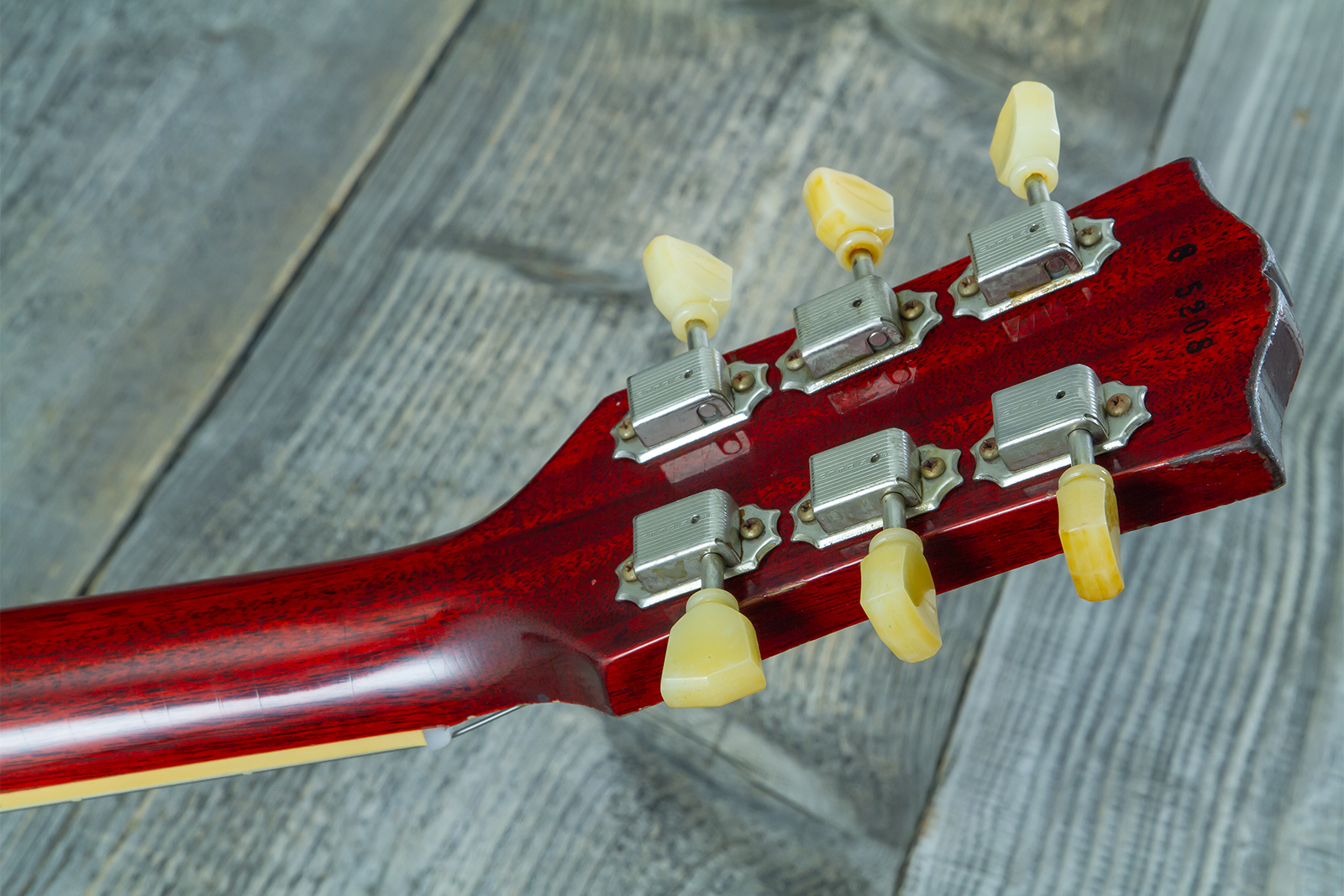 Gibson Custom Shop Les Paul Standard 1958 2h Ht #85208 - Murphy Lab Heavy Aged Botb Page 153 - Guitarra eléctrica de corte único. - Variation 11