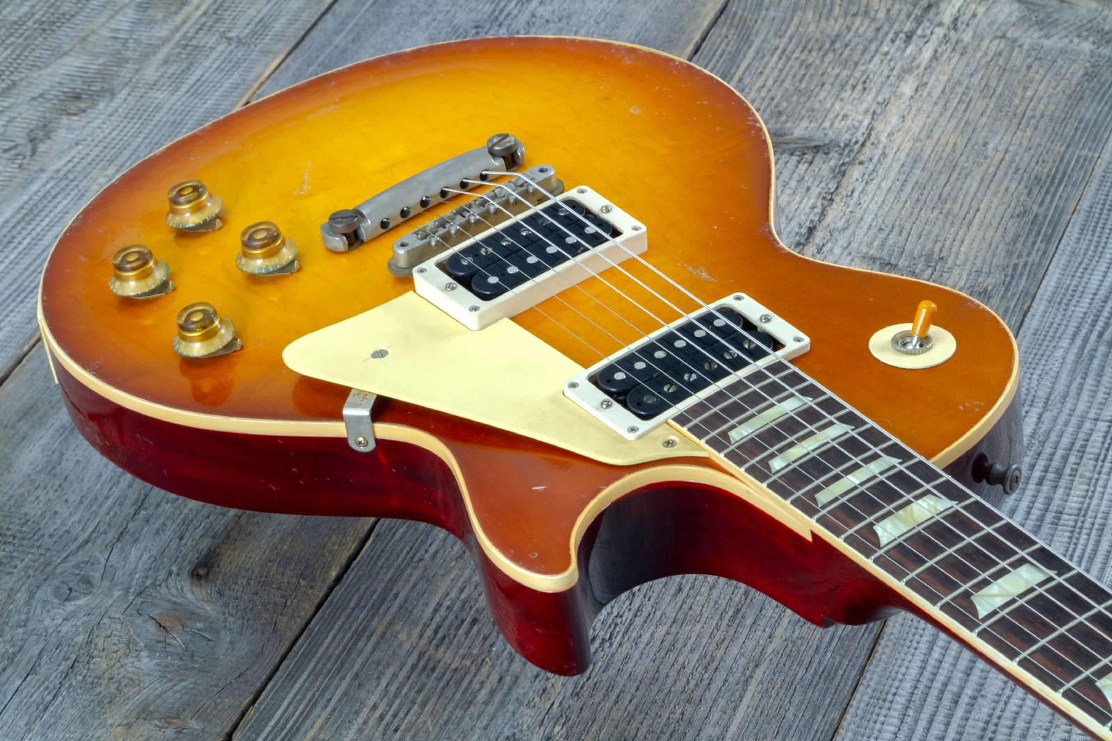 Gibson Custom Shop Les Paul Standard 1958 2h Ht #85208 - Murphy Lab Heavy Aged Botb Page 153 - Guitarra eléctrica de corte único. - Variation 2