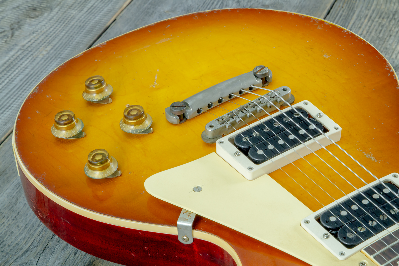 Gibson Custom Shop Les Paul Standard 1958 2h Ht #85208 - Murphy Lab Heavy Aged Botb Page 153 - Guitarra eléctrica de corte único. - Variation 3