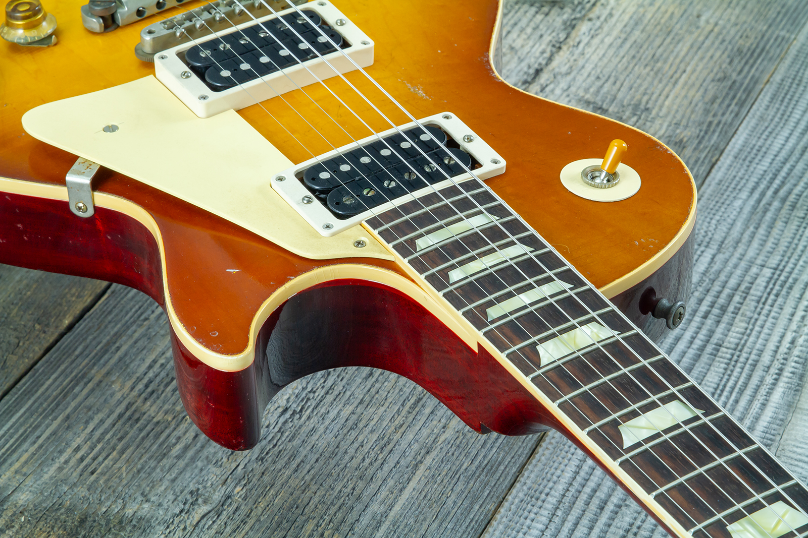 Gibson Custom Shop Les Paul Standard 1958 2h Ht #85208 - Murphy Lab Heavy Aged Botb Page 153 - Guitarra eléctrica de corte único. - Variation 4