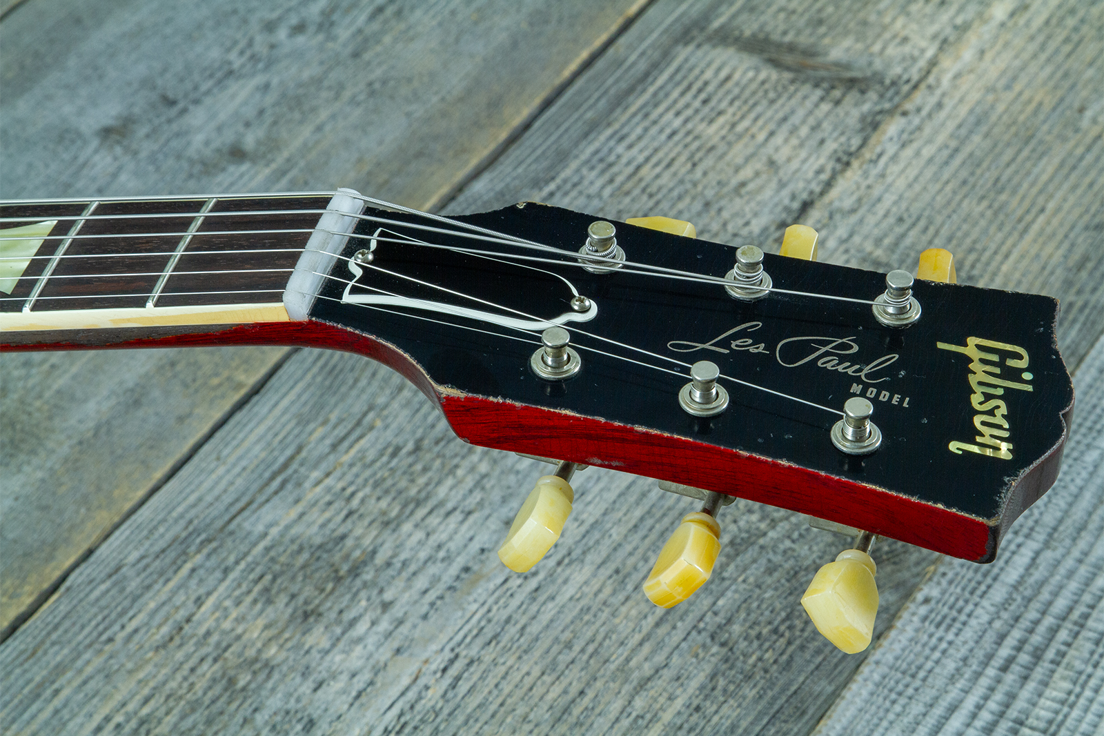 Gibson Custom Shop Les Paul Standard 1958 2h Ht #85208 - Murphy Lab Heavy Aged Botb Page 153 - Guitarra eléctrica de corte único. - Variation 6