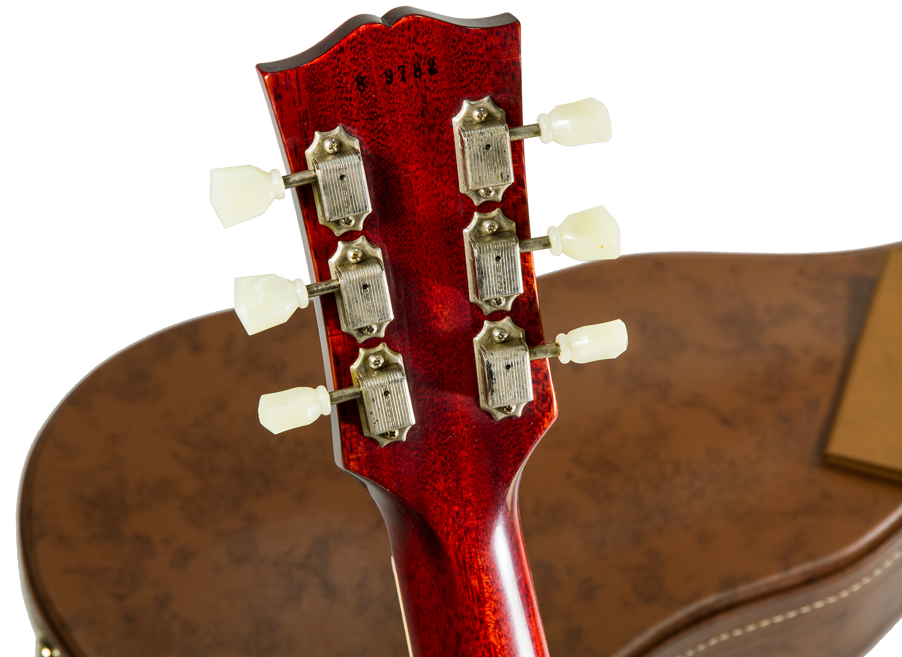 Gibson Custom Shop Les Paul Standard 1958 Reissue 2019 2h Ht Rw #89782 - Vos Washed Cherry Sunburst - Guitarra eléctrica de corte único. - Variation 5