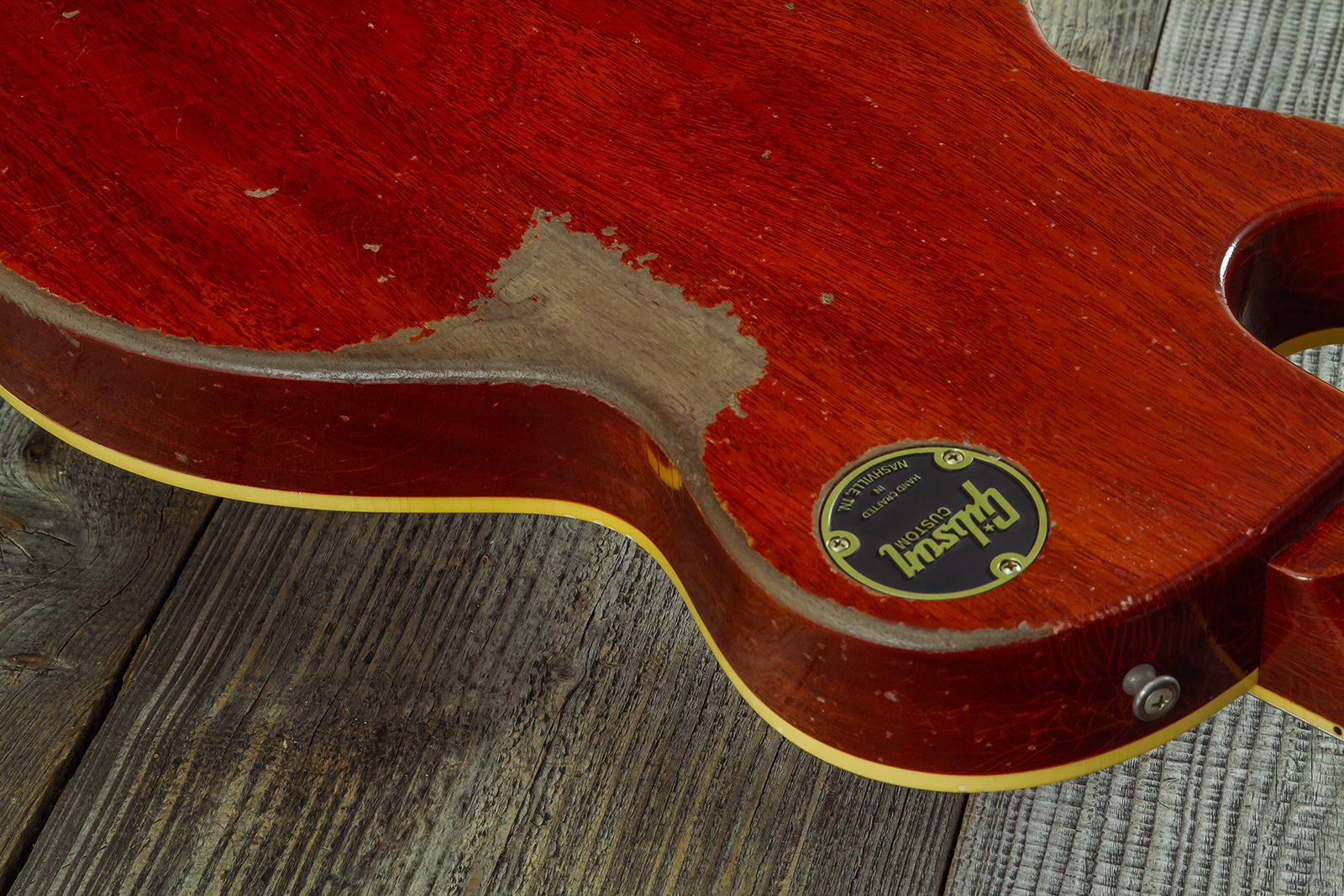 Gibson Custom Shop Les Paul Standard 1958 Reissue 2h Ht Rw #83205 - Murphy Lab Heavy Aged Lemon Burst - Guitarra eléctrica de corte único. - Variation