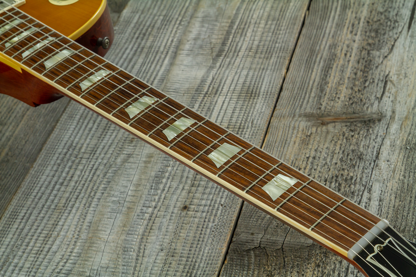 Gibson Custom Shop Les Paul Standard 1958 Reissue 2h Ht Rw #83205 - Murphy Lab Heavy Aged Lemon Burst - Guitarra eléctrica de corte único. - Variation