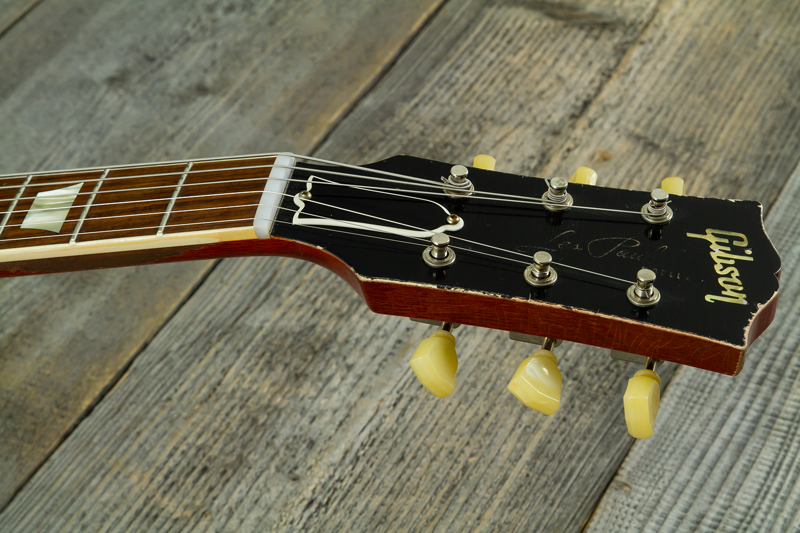 Gibson Custom Shop Les Paul Standard 1958 Reissue 2h Ht Rw #83205 - Murphy Lab Heavy Aged Lemon Burst - Guitarra eléctrica de corte único. - Variation