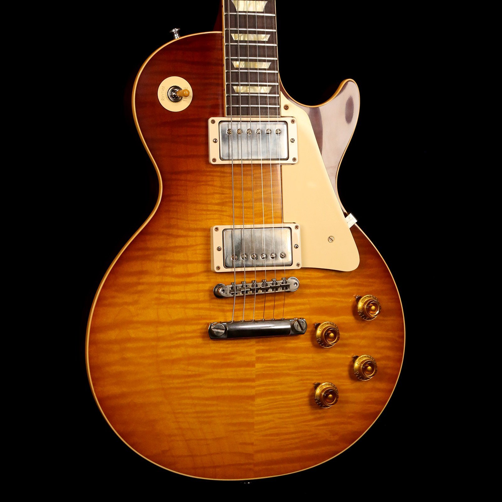 Gibson Custom Shop Les Paul Standard 1959 60th Anniversary Bolivian Rw - Vos Slow Iced Tea Fade - Guitarra eléctrica de corte único. - Variation 2