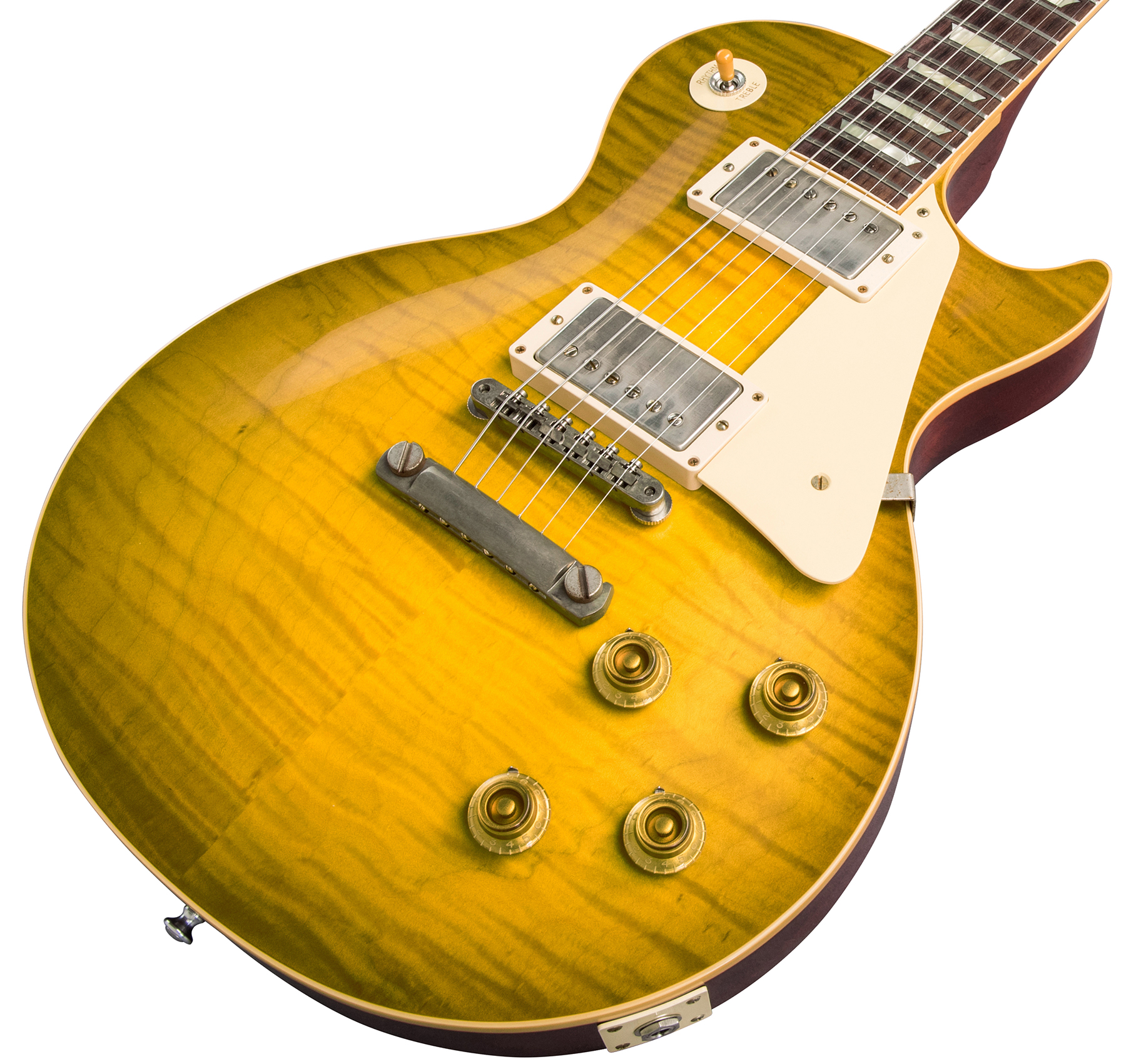 Gibson Custom Shop Les Paul Standard 1959 60th Anniversary Bolivian Rw - Green Lemon Fade - Guitarra eléctrica de corte único. - Variation 3