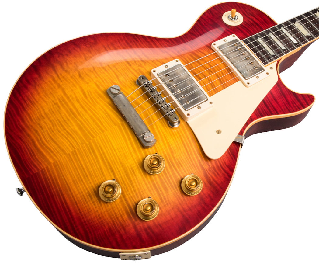 Gibson Custom Shop Les Paul Standard 1959 60th Anniversary Bolivian Rw - Vos Factory Burst - Guitarra eléctrica de corte único. - Variation 3