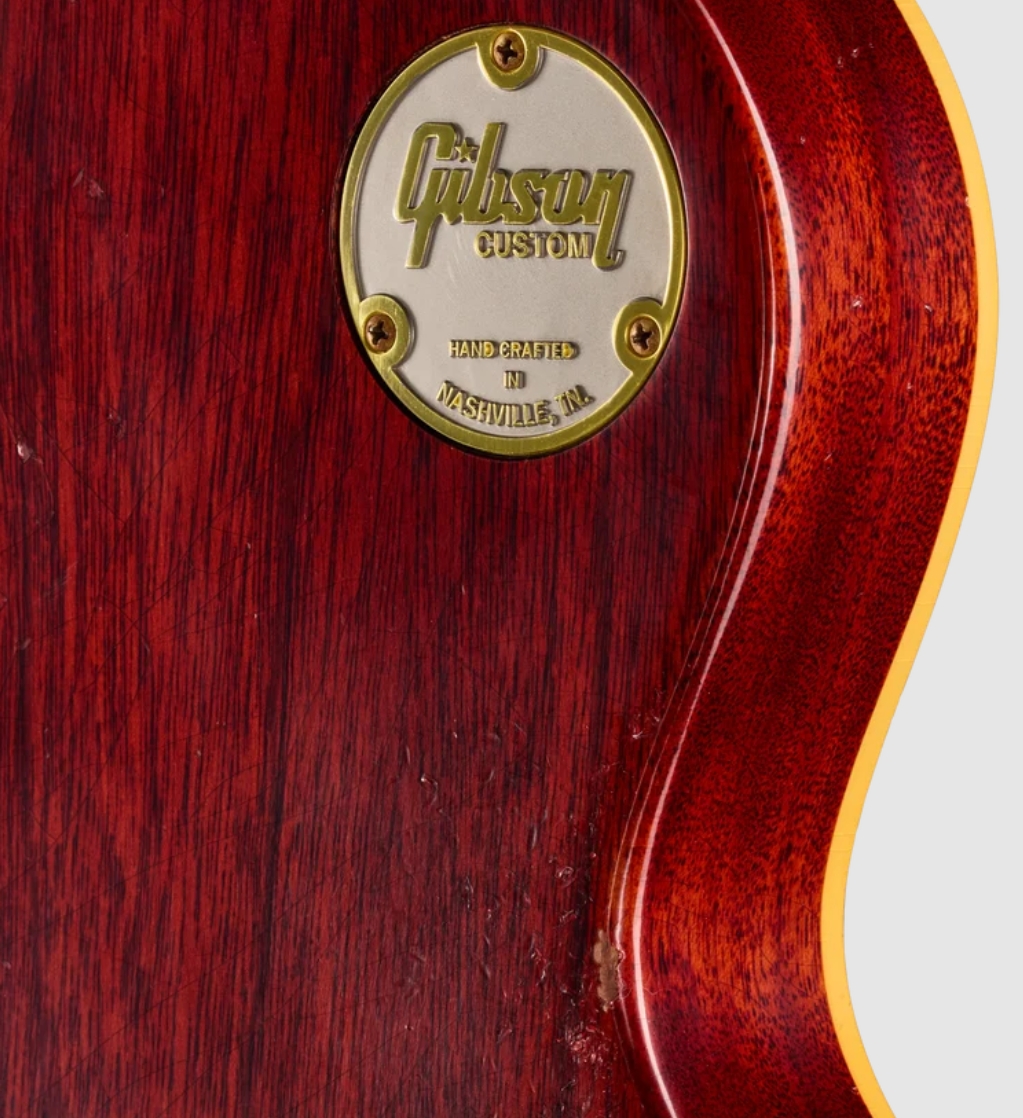 Gibson Custom Shop Les Paul Standard 1959 Birdseye Maple Le Ltd 2h Ht Rw - Murphy Lab Light Aged Peach Tea Burst - Guitarra eléctrica de corte único. 