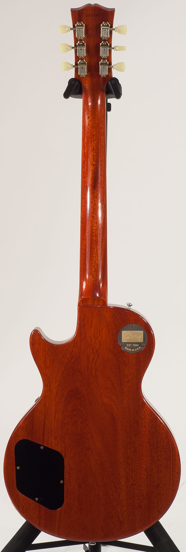 Gibson Custom Shop Les Paul Standard 1959 2h Ht Rw - Vos Dark Bourbon Fade - Guitarra eléctrica de corte único. - Variation 1