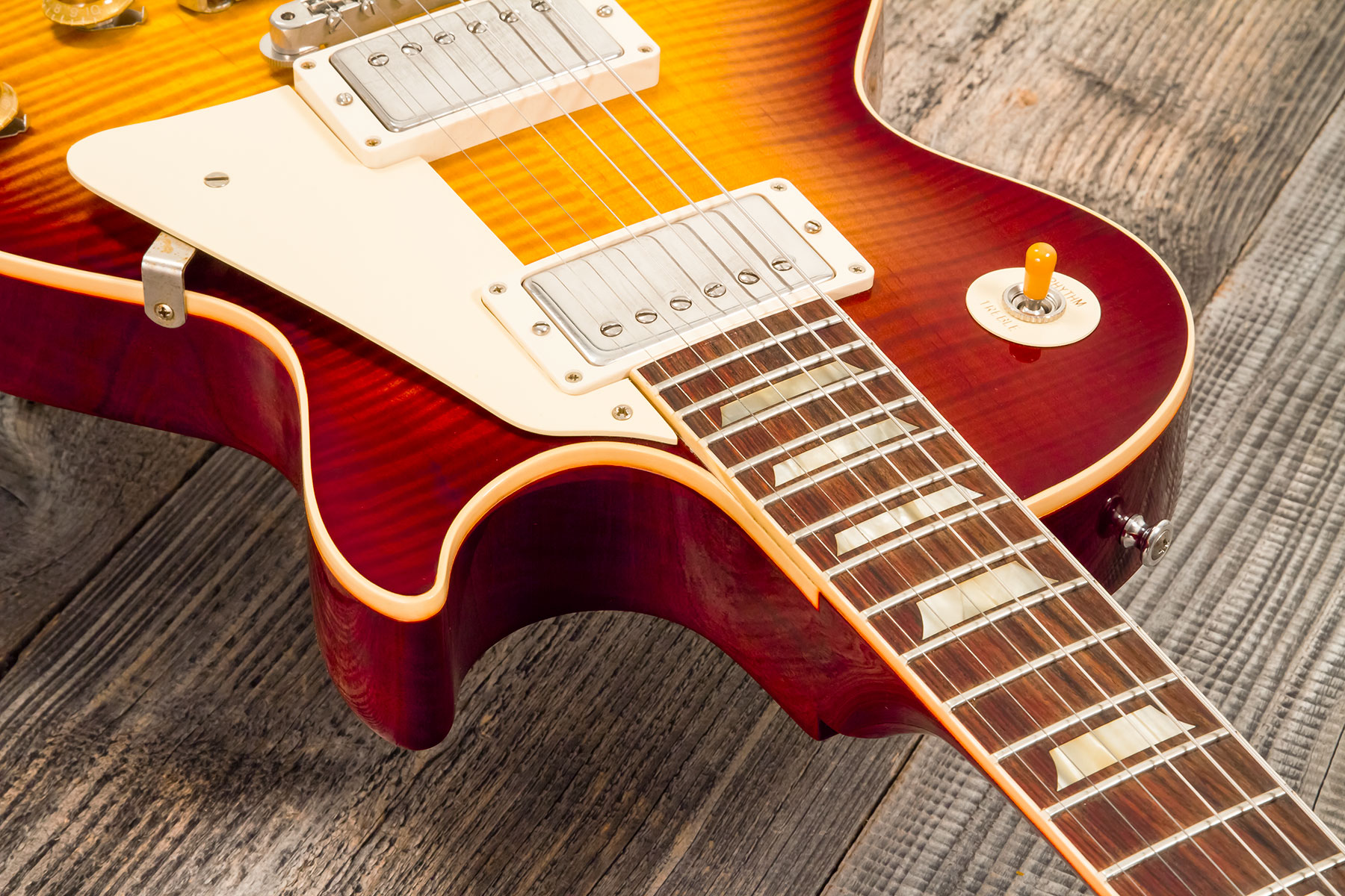 Gibson Custom Shop Les Paul Standard 1959 Reissue 2h Ht Rw #912456 - Vos Iced Tea Burst - Guitarra eléctrica de corte único. - Variation 7