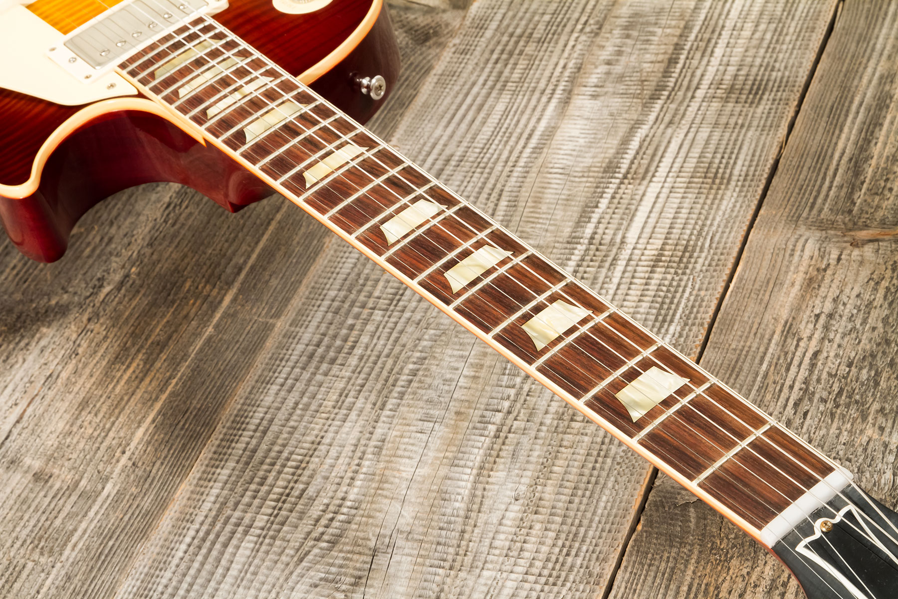 Gibson Custom Shop Les Paul Standard 1959 Reissue 2h Ht Rw #912456 - Vos Iced Tea Burst - Guitarra eléctrica de corte único. - Variation 8