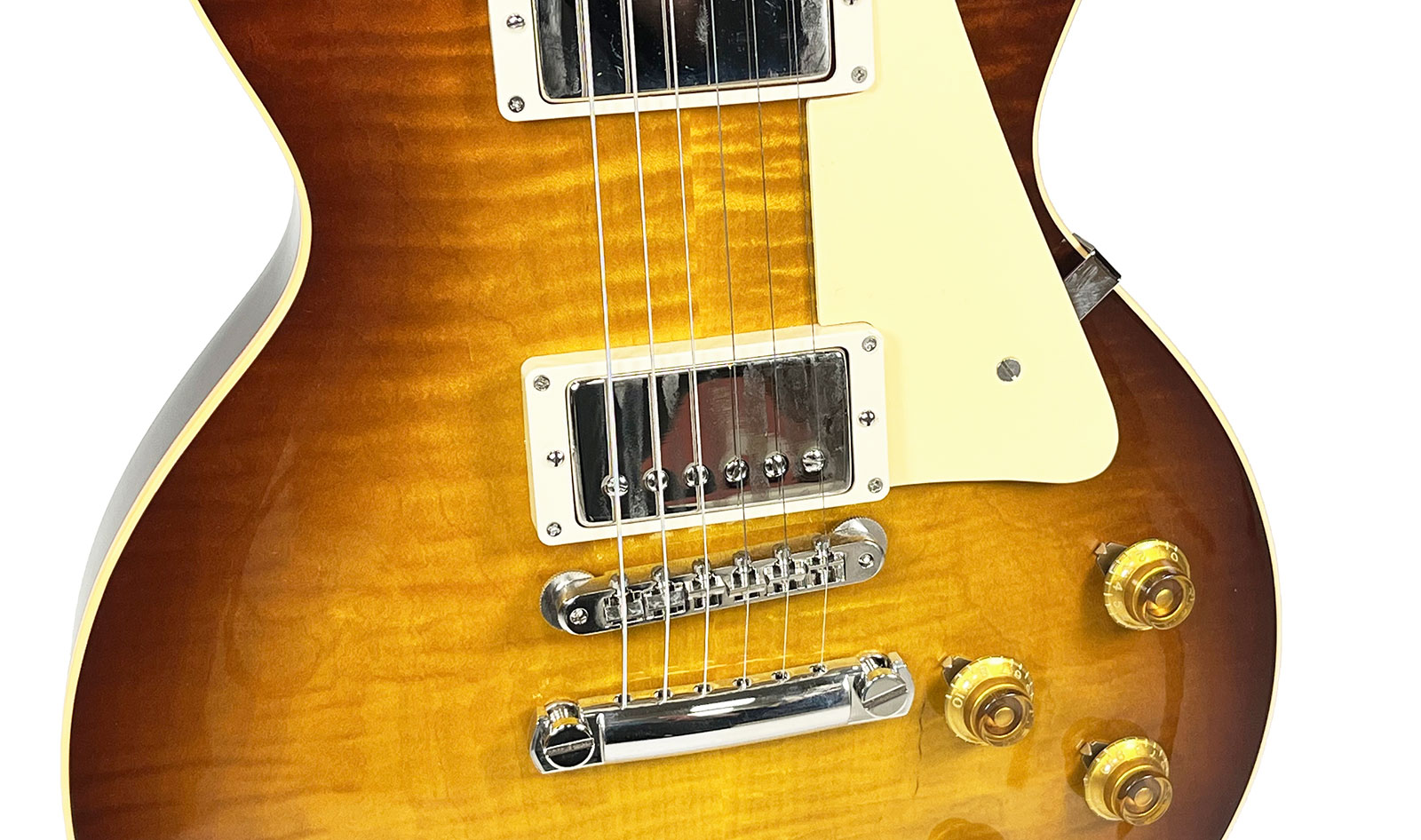 Gibson Custom Shop Les Paul Standard 1959 Reissue 2h Ht Rw #91818 - Gloss Iced Tea Burst - Guitarra eléctrica de corte único. - Variation 5