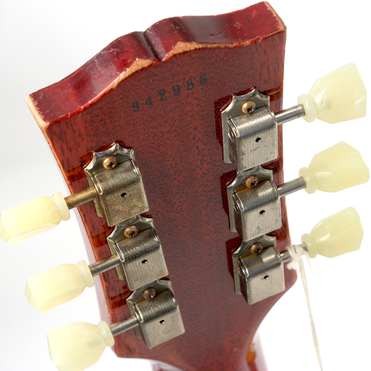 Gibson Custom Shop M2m Les Paul Standard 1959 Reissue 2h Ht Rw #942988 - Aged Iced Tea - Guitarra eléctrica de corte único. - Variation 6