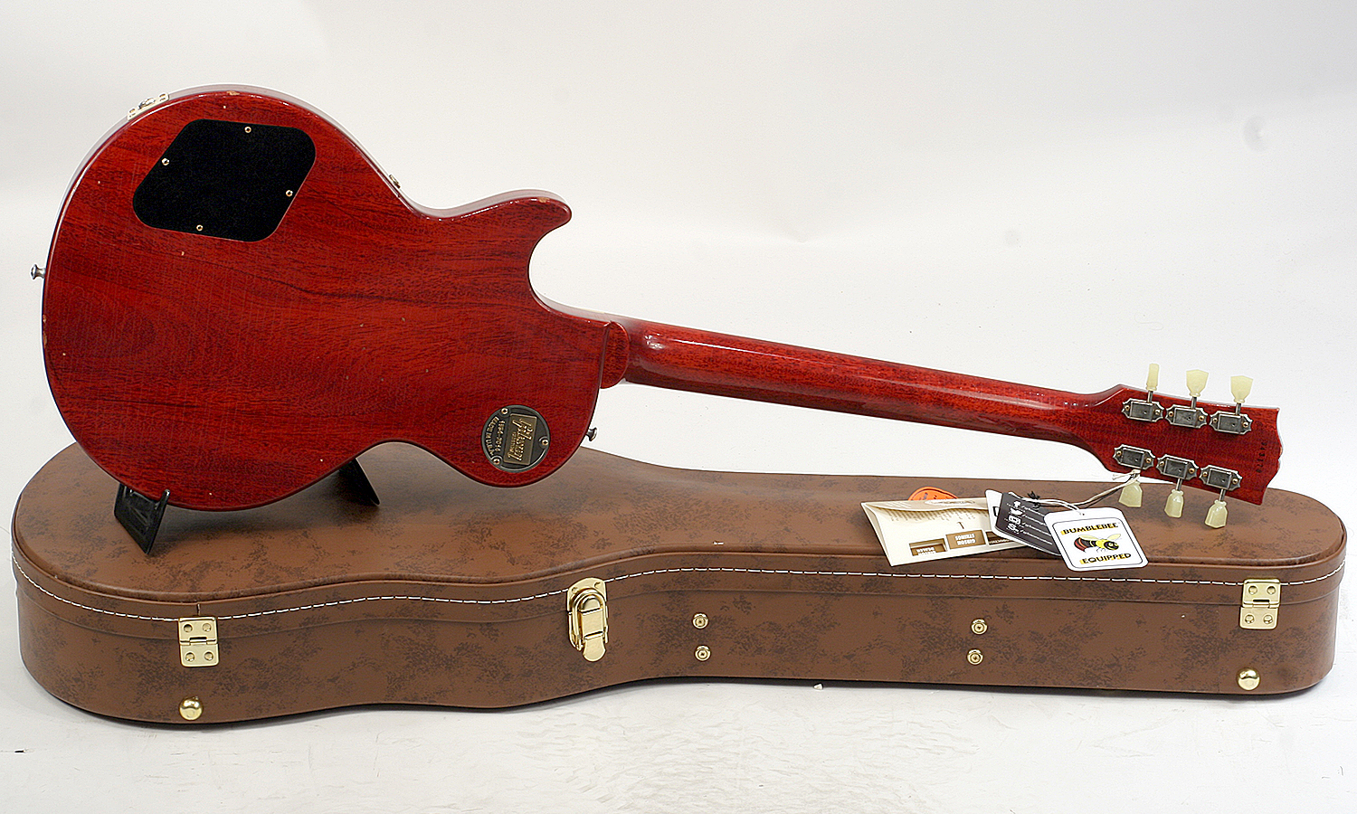 Gibson Custom Shop M2m Les Paul Standard 1959 Reissue 2h Ht Rw #943170 - Lightly Aged Iced Tea - Guitarra eléctrica de corte único. - Variation 2