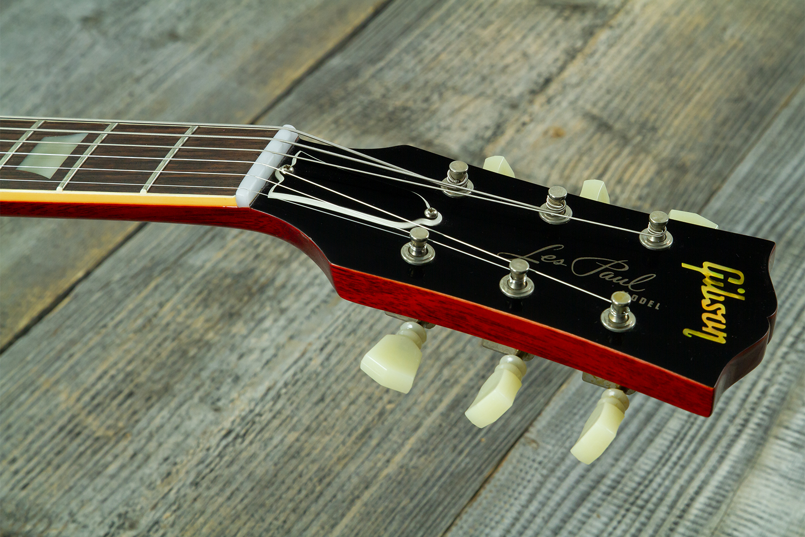 Gibson Custom Shop Les Paul Standard 1960 Reissue 2h Ht Rw #04495 - Vos Tangerine Burst - Guitarra eléctrica de corte único. - Variation 6