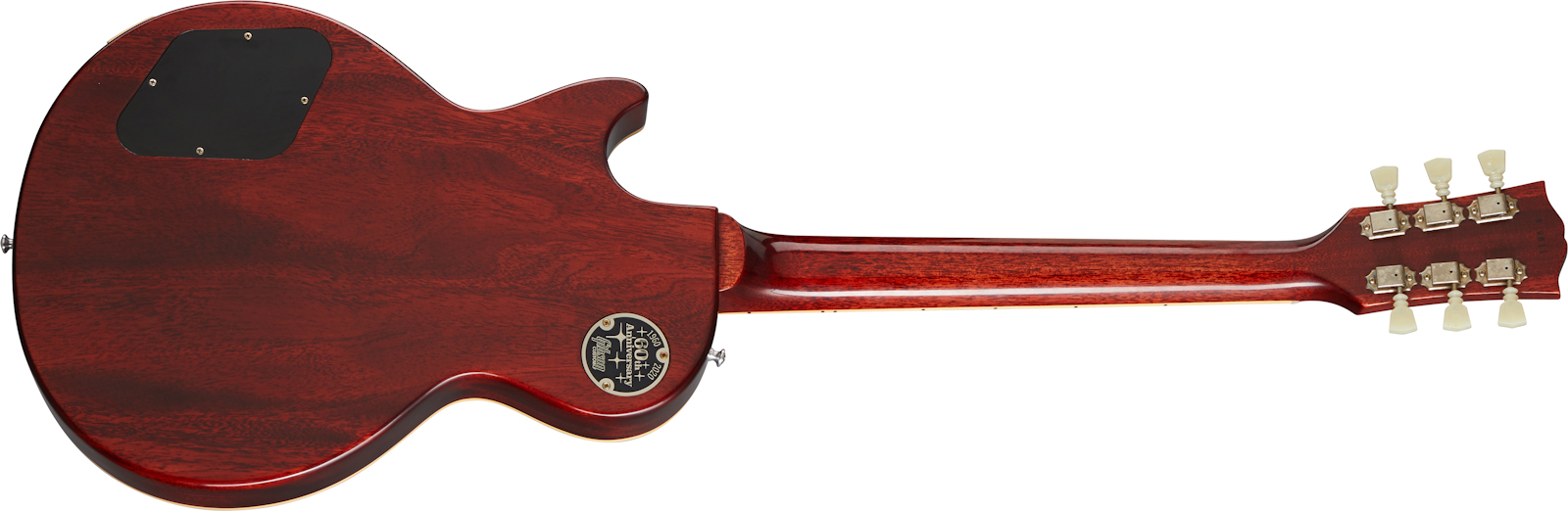 Gibson Custom Shop Les Paul Standard 1960 V3 60th Anniversary 2h Ht Rw - Vos Washed Bourbon Burst - Guitarra eléctrica de corte único. - Variation 1