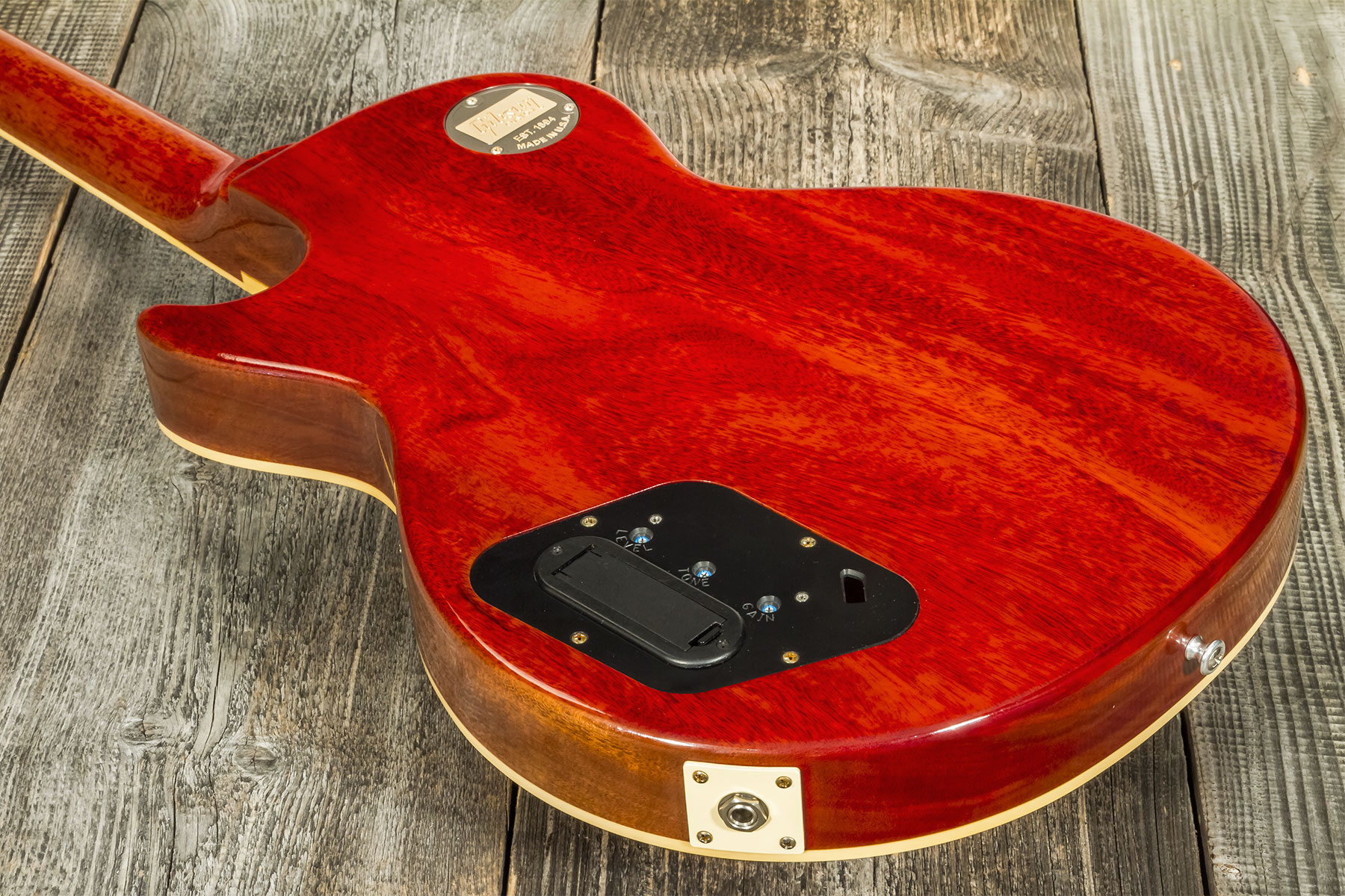 Gibson Custom Shop Les Paul Standard Burstdriver 2h Ht Rw #871130 - Vos Amber Ale - Guitarra eléctrica de corte único. - Variation 6