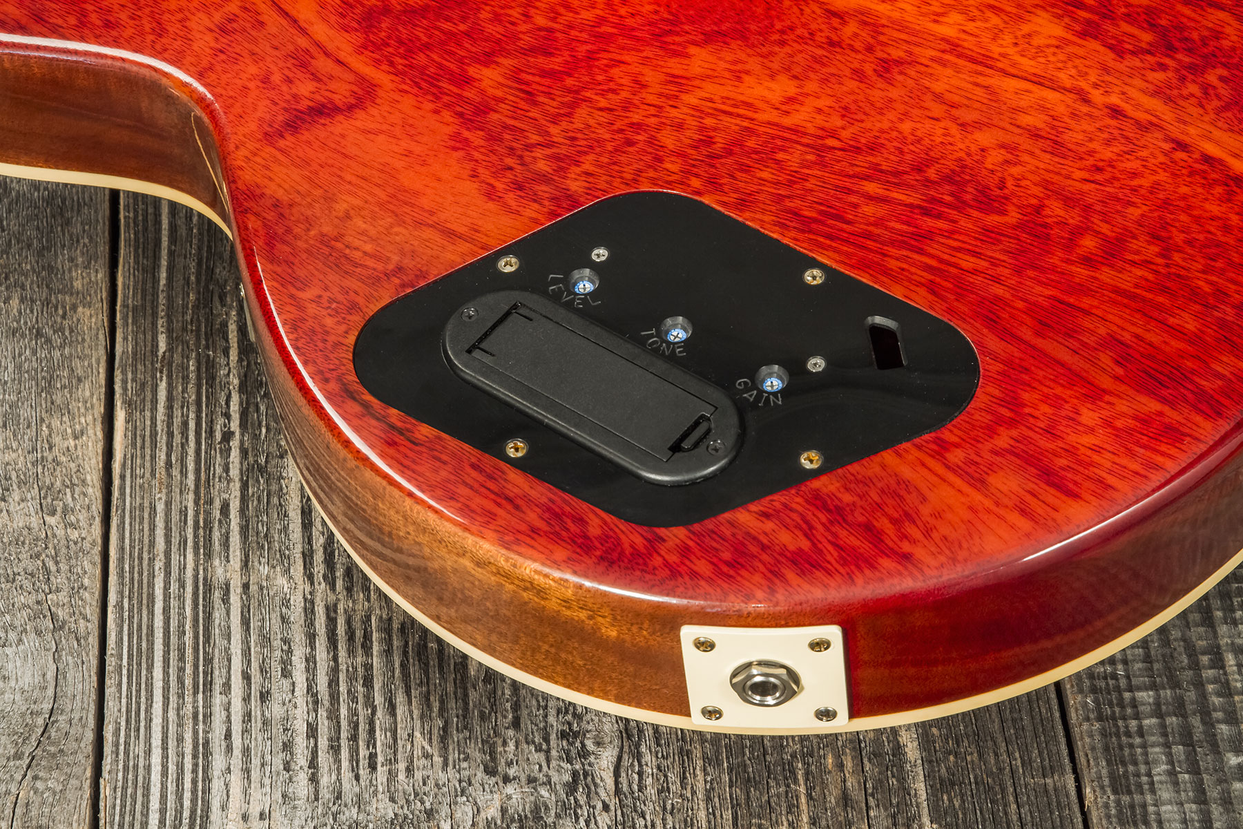 Gibson Custom Shop Les Paul Standard Burstdriver 2h Ht Rw #871130 - Vos Amber Ale - Guitarra eléctrica de corte único. - Variation 7