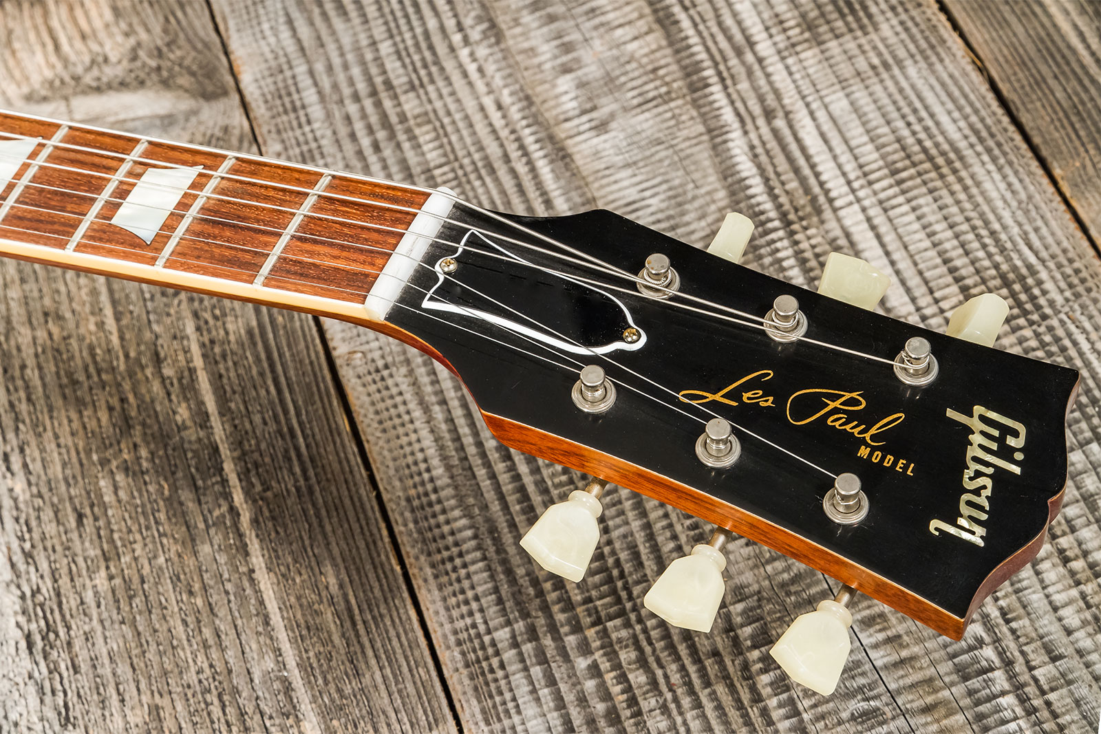 Gibson Custom Shop Les Paul Standard Burstdriver 2h Ht Rw #871130 - Vos Amber Ale - Guitarra eléctrica de corte único. - Variation 8