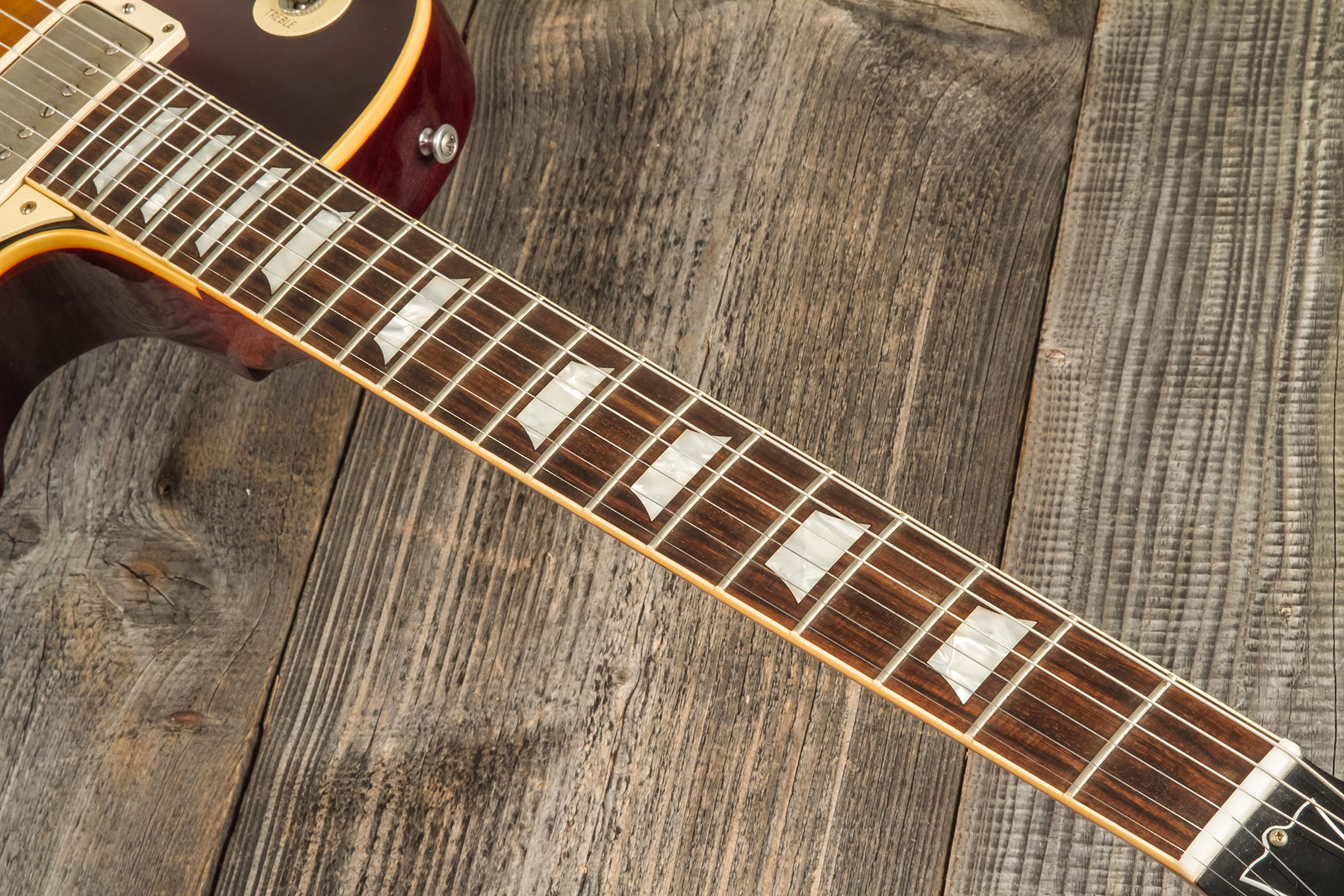 Gibson Custom Shop Les Paul Standard Burstdriver 2h Ht Rw #871302 - Vos Havana Fade - Guitarra eléctrica de corte único. - Variation 10