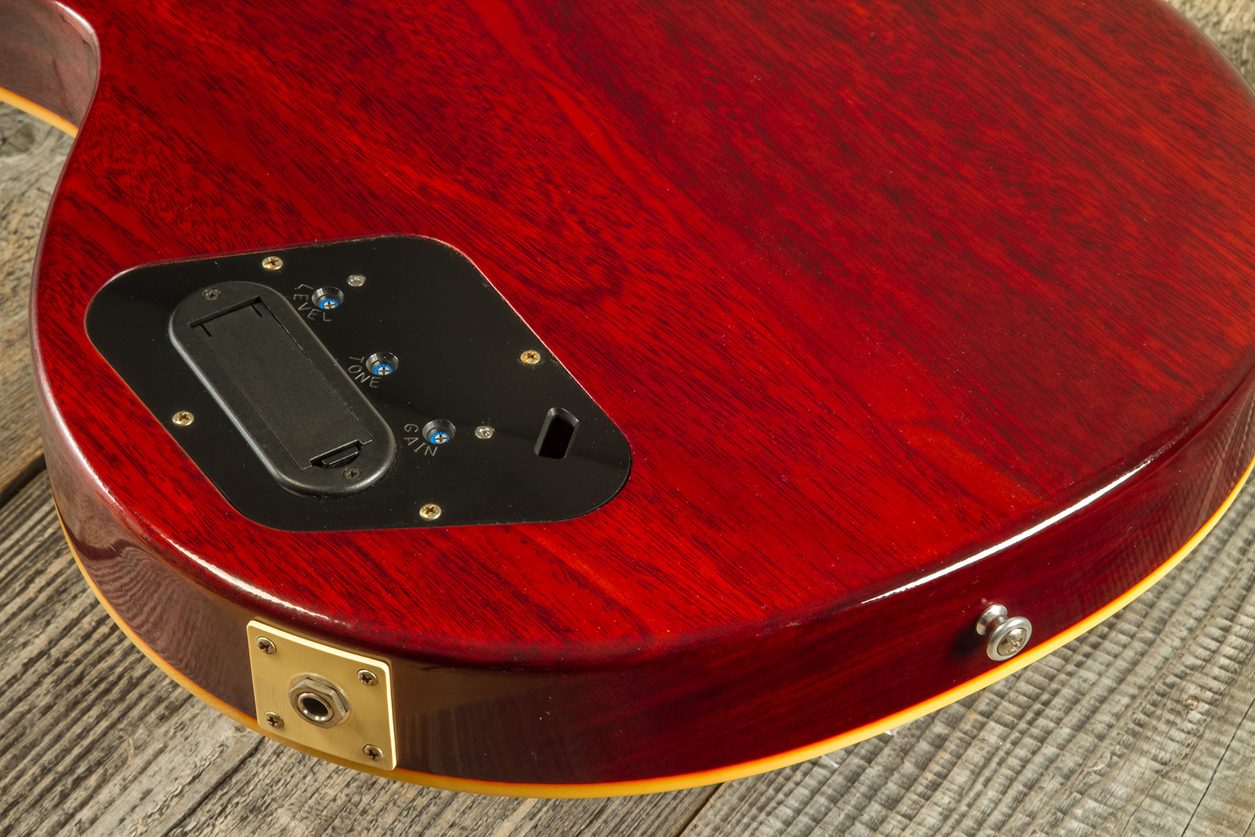 Gibson Custom Shop Les Paul Standard Burstdriver 2h Ht Rw #871302 - Vos Havana Fade - Guitarra eléctrica de corte único. - Variation 13