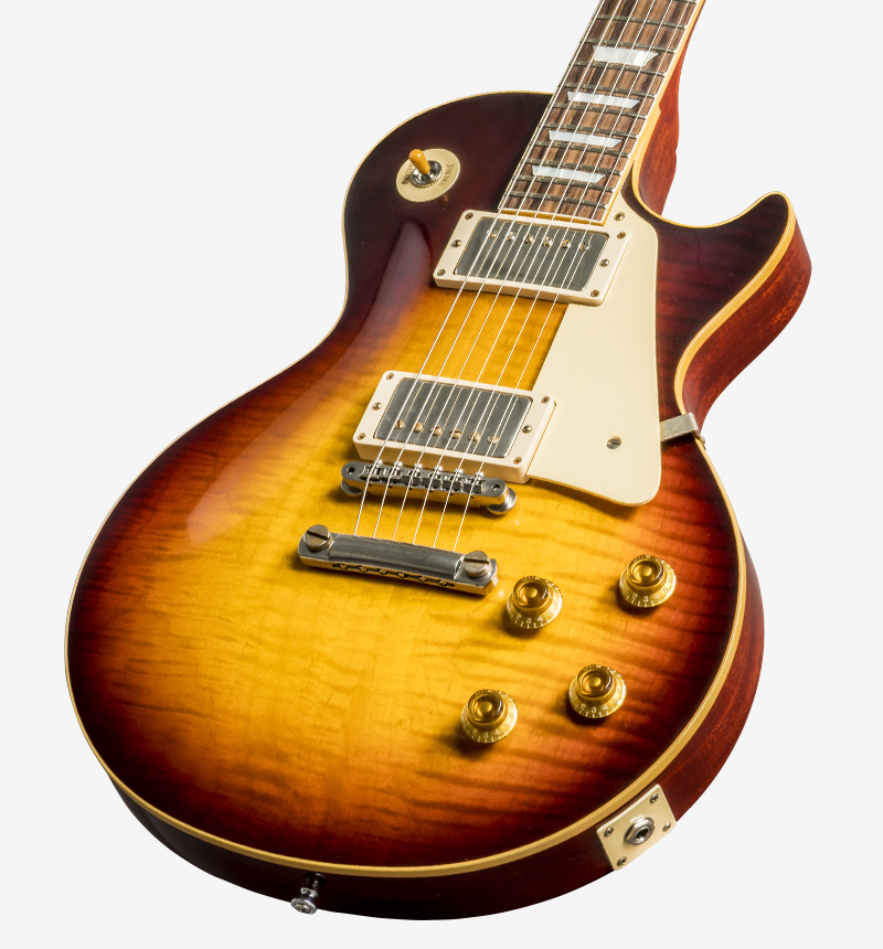 Gibson Custom Shop Les Paul Standard Burstdriver 2h Ht Rw #871302 - Vos Havana Fade - Guitarra eléctrica de corte único. - Variation 1