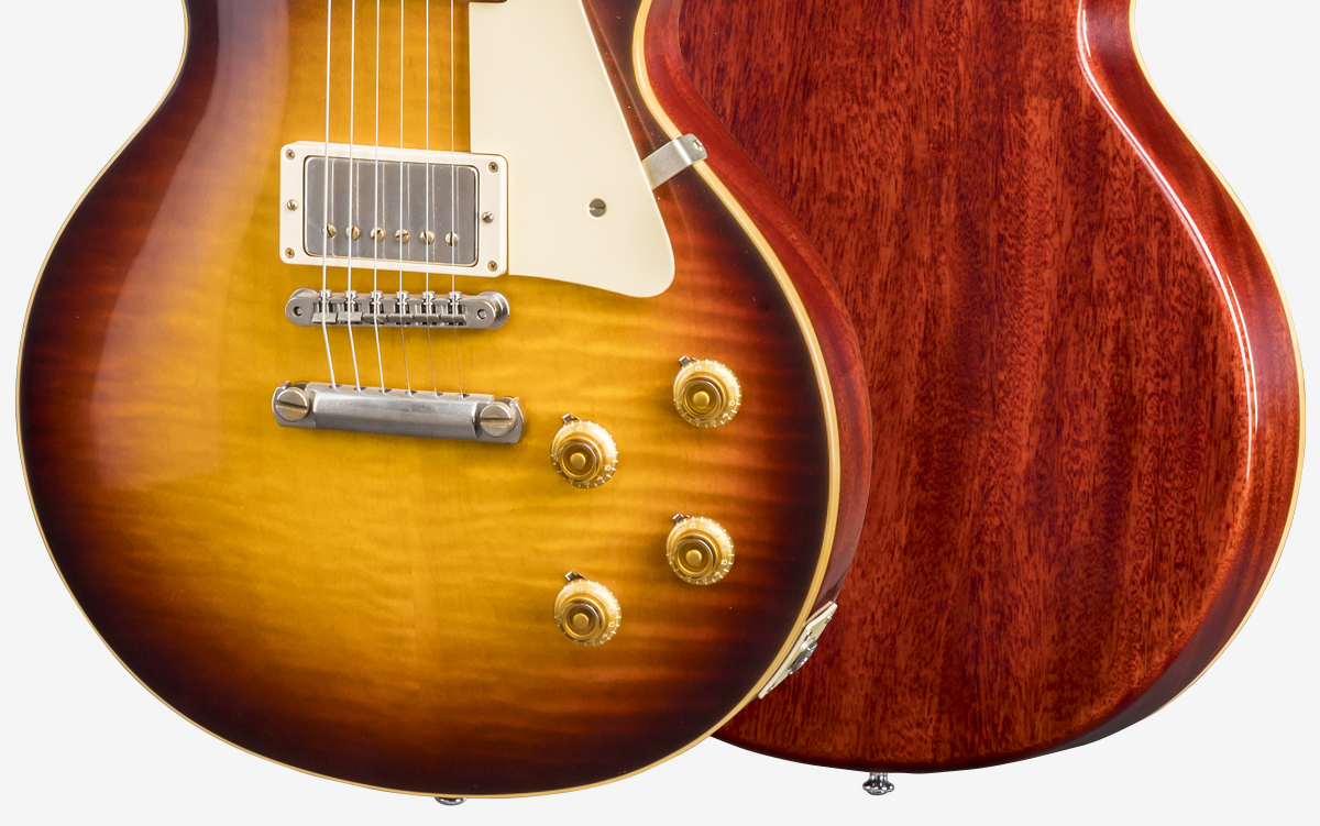 Gibson Custom Shop Les Paul Standard Burstdriver 2h Ht Rw #871302 - Vos Havana Fade - Guitarra eléctrica de corte único. - Variation 2