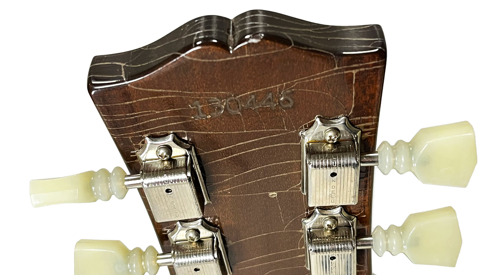 Gibson Custom Shop M2m Es-335 1964 2h Ht Rw #130446 - Murphy Lab Light Aged Vintage Burst - Guitarra eléctrica semi caja - Variation 5