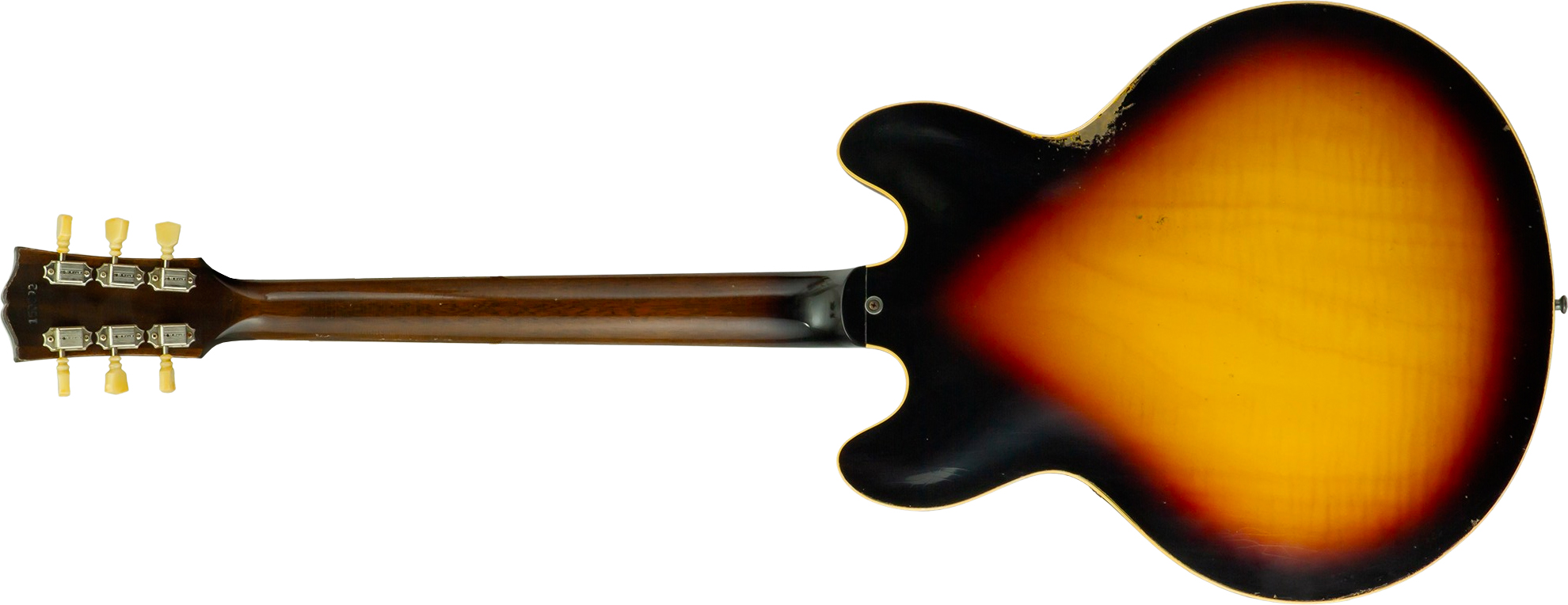 Gibson Custom Shop M2m Es335 1964 Reissue 2h Ht Rw #150092 - Murphy Lab Light Aged Vintage Burst - Guitarra eléctrica semi caja - Variation 1