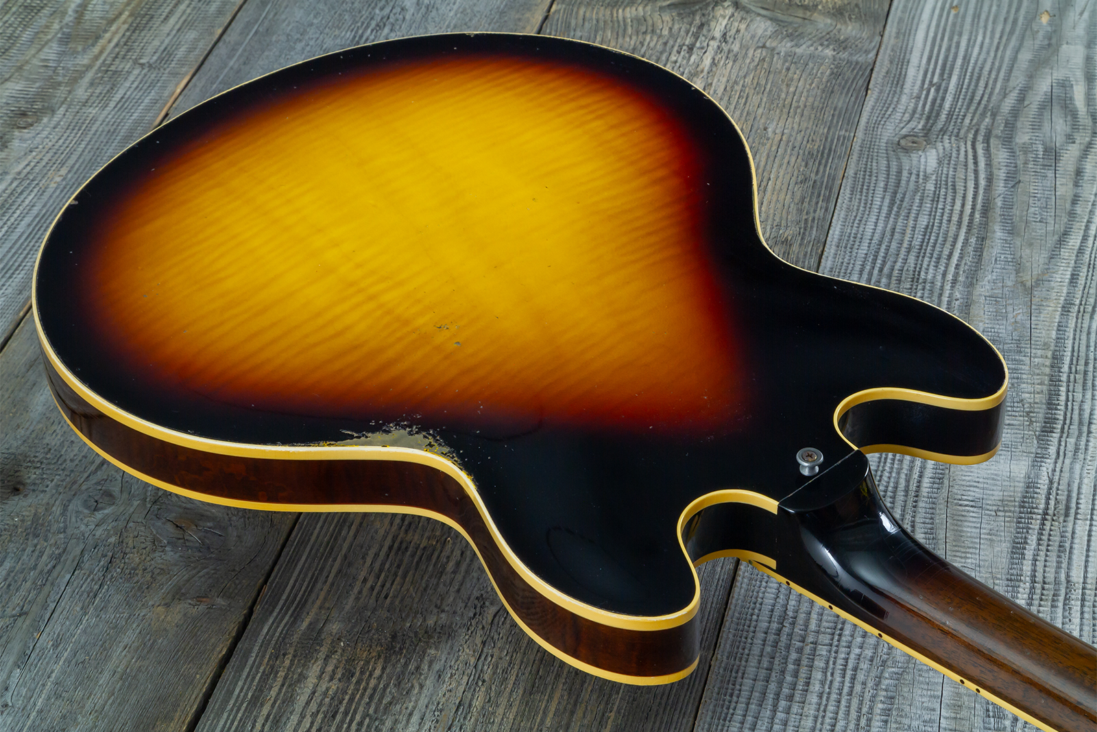 Gibson Custom Shop M2m Es335 1964 Reissue 2h Ht Rw #150092 - Murphy Lab Light Aged Vintage Burst - Guitarra eléctrica semi caja - Variation 7