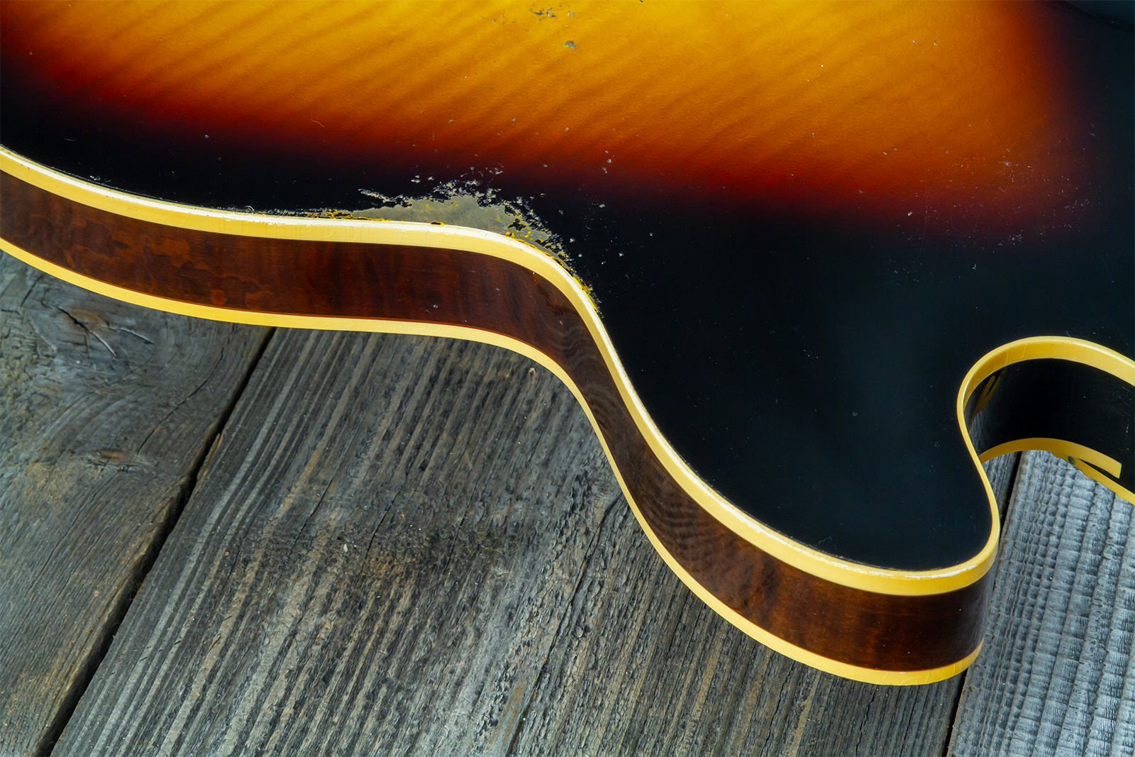 Gibson Custom Shop M2m Es335 1964 Reissue 2h Ht Rw #150092 - Murphy Lab Light Aged Vintage Burst - Guitarra eléctrica semi caja - Variation 8