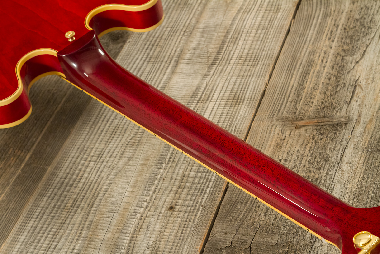 Gibson Custom Shop M2m Es355 1959 Bigsby Custom Made Plate 2h Trem Eb #a950134 - Vos 60s Cherry - Guitarra eléctrica semi caja - Variation 10