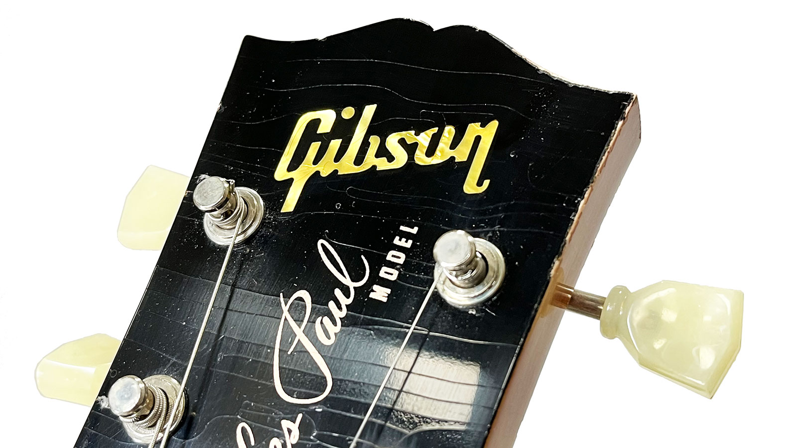 Gibson Custom Shop M2m Les Paul 1956 2h Ht Rw #63139 - Murphy Lab Light Aged Antique Gold - Guitarra eléctrica de corte único. - Variation 4