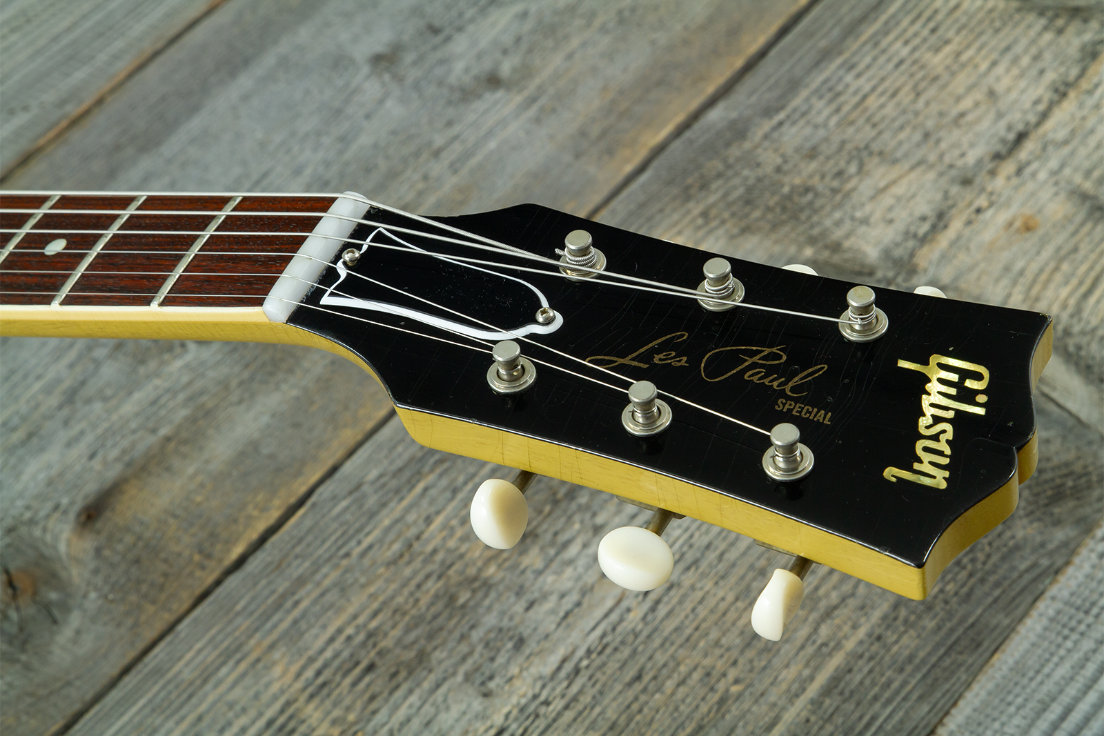 Gibson Custom Shop M2m Les Paul Special 1957 Single Cut Reissue P90 Ht Rw #70554 - Light Aged Tv - Guitarra eléctrica de corte único. - Variation 14