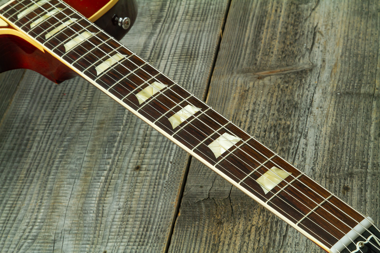 Gibson Custom Shop M2m Les Paul Standard 1958 2h Ht Rw #80780 - Heavy Aged '58 Burst - Guitarra eléctrica de corte único. - Variation 14