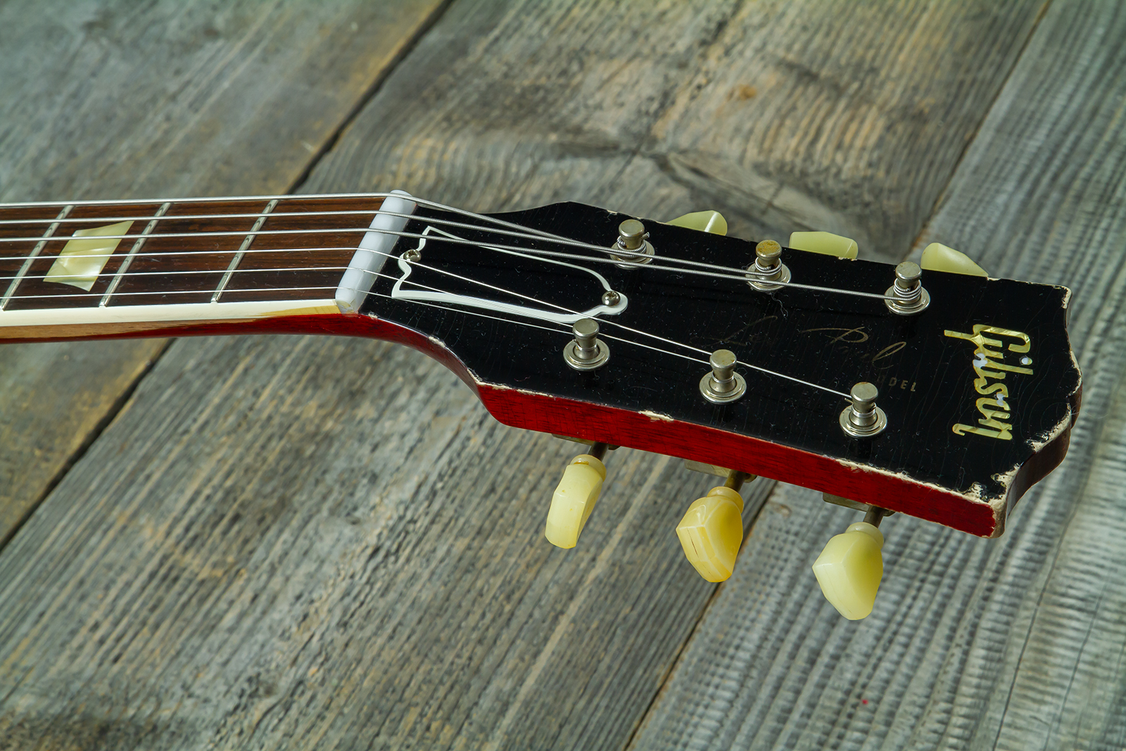 Gibson Custom Shop M2m Les Paul Standard 1958 2h Ht Rw #80780 - Heavy Aged '58 Burst - Guitarra eléctrica de corte único. - Variation 15