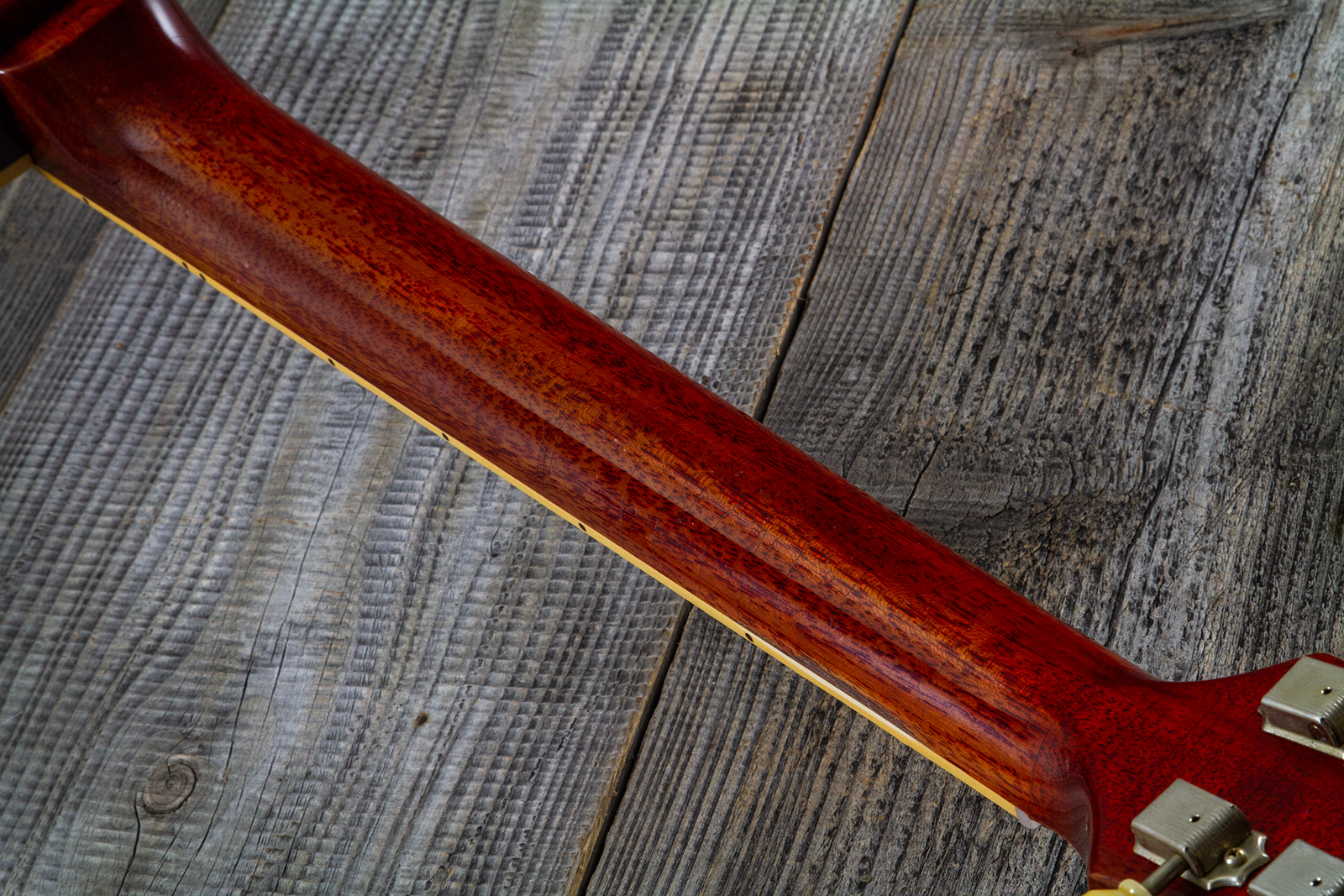 Gibson Custom Shop M2m Les Paul Standard 1958 2h Ht Rw #85546 - Murphy Lab Light Aged Ebony O. Gold - Guitarra eléctrica de corte único. - Variation 1