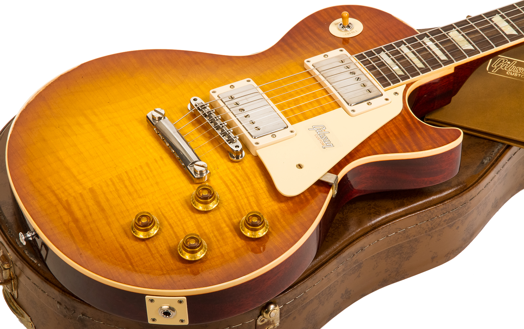 Gibson Custom Shop M2m Les Paul Standard 1958 #891117 - Lightly Aged Iced Tea - Guitarra eléctrica de corte único. - Variation 1