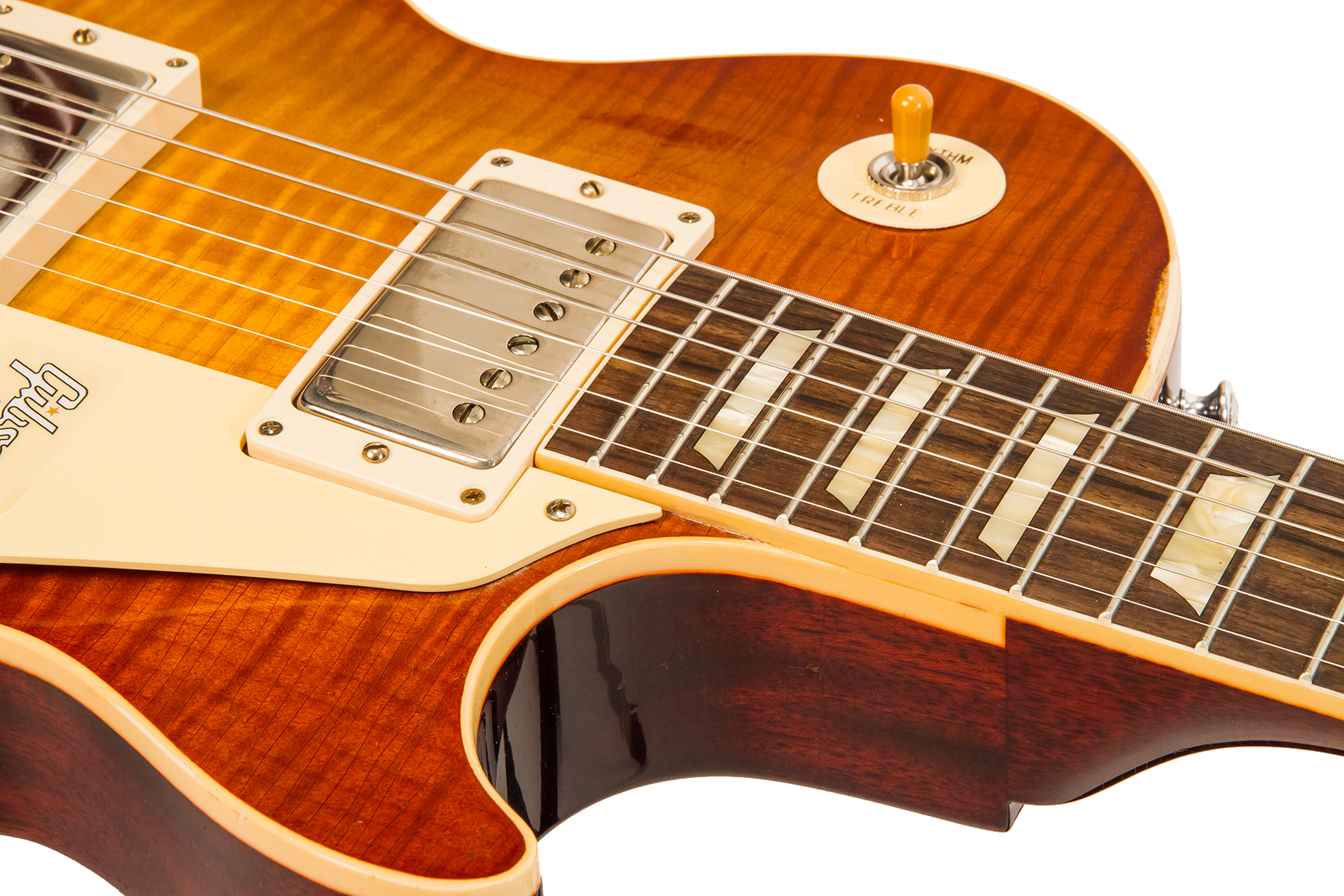 Gibson Custom Shop M2m Les Paul Standard 1958 #891117 - Lightly Aged Iced Tea - Guitarra eléctrica de corte único. - Variation 4