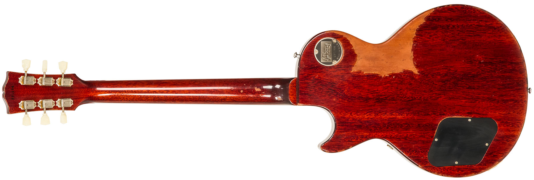 Gibson Custom Shop M2m Les Paul Standard 1958 2h Ht Rw - Heavy Aged '58 Burst - Guitarra eléctrica de corte único. - Variation 1