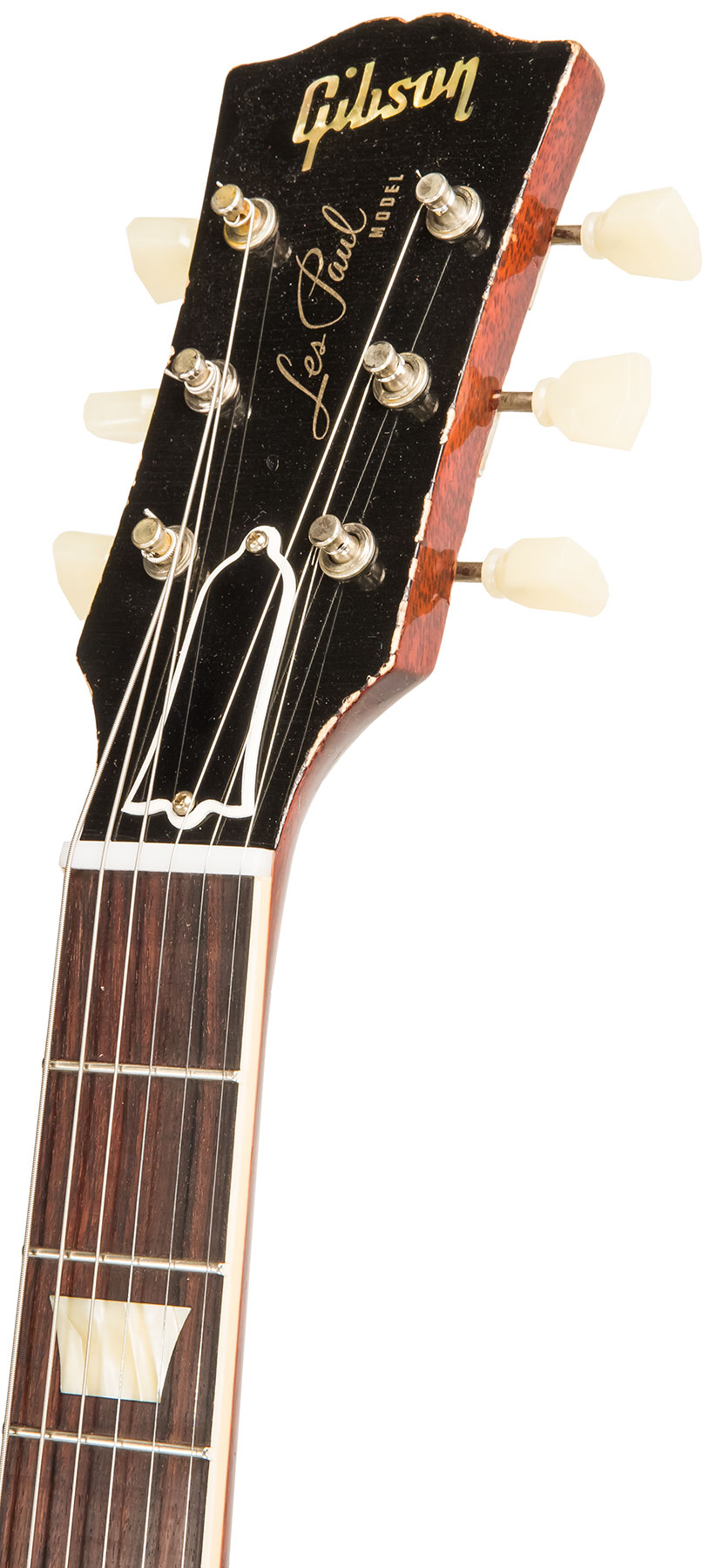 Gibson Custom Shop M2m Les Paul Standard 1958 2h Ht Rw - Heavy Aged '58 Burst - Guitarra eléctrica de corte único. - Variation 4