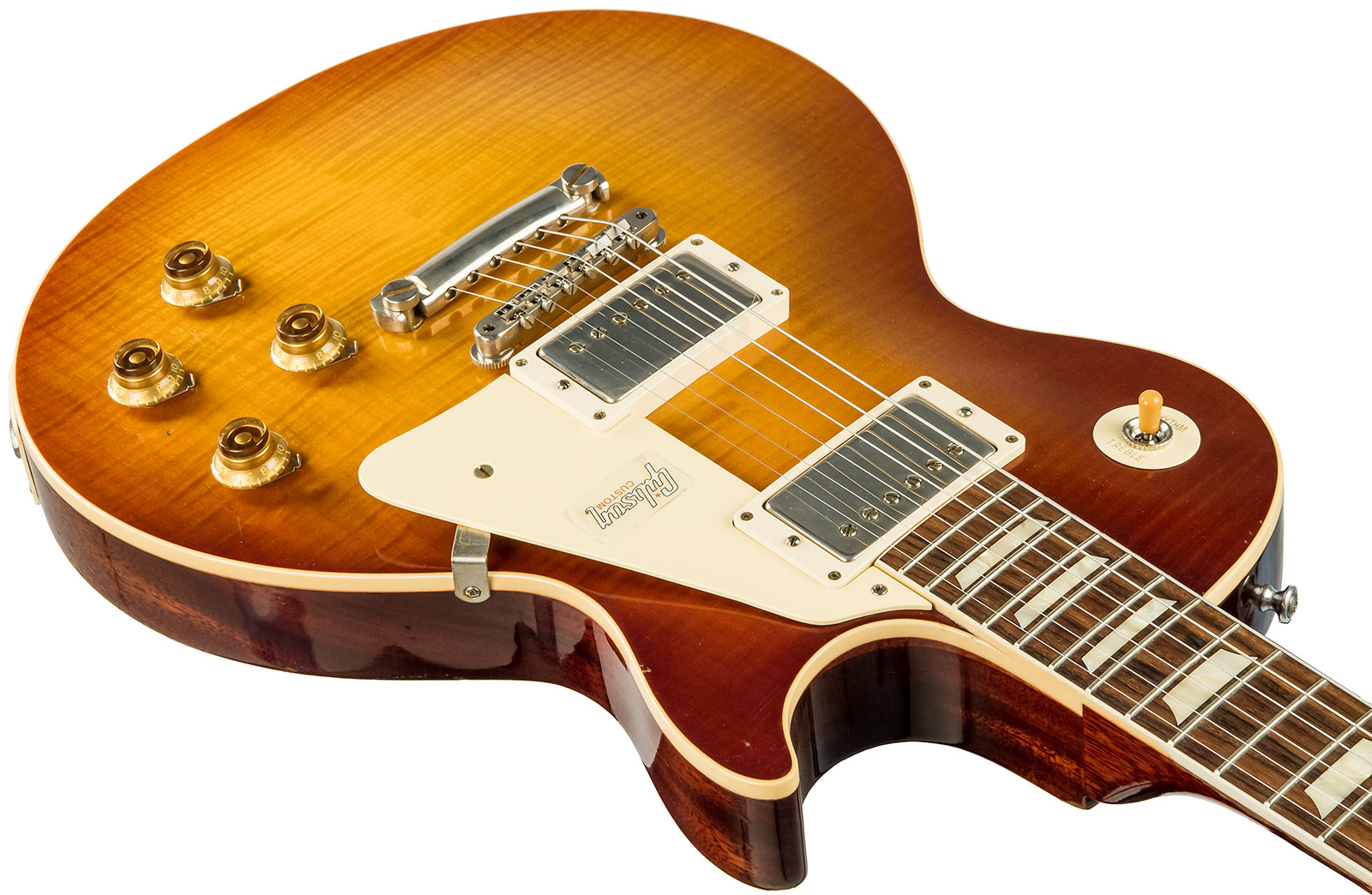 Gibson Custom Shop M2m Les Paul Standard 1958 2h Ht Rw #89886 - Aged Royal Teaburst - Guitarra eléctrica de corte único. - Variation 2