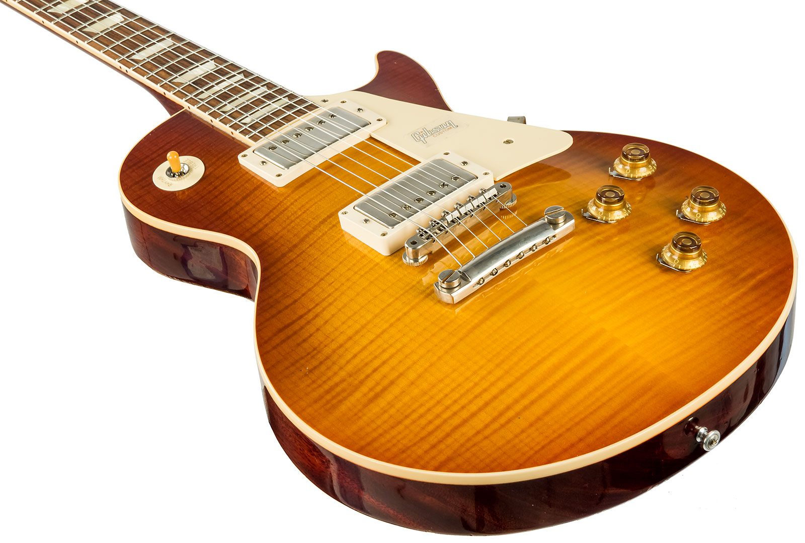 Gibson Custom Shop M2m Les Paul Standard 1958 2h Ht Rw #89886 - Aged Royal Teaburst - Guitarra eléctrica de corte único. - Variation 3