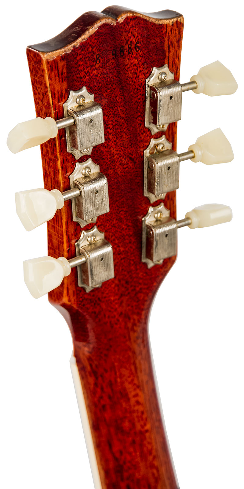 Gibson Custom Shop M2m Les Paul Standard 1958 2h Ht Rw #89886 - Aged Royal Teaburst - Guitarra eléctrica de corte único. - Variation 6