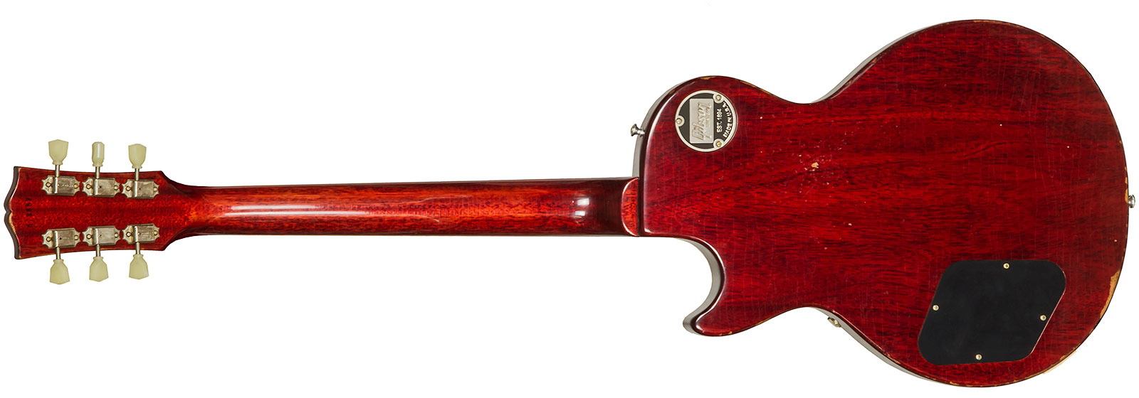 Gibson Custom Shop M2m Les Paul Standard 1958 2h Ht Rw #89889 - Aged Vintage Cherry Burst - Guitarra eléctrica de corte único. - Variation 1