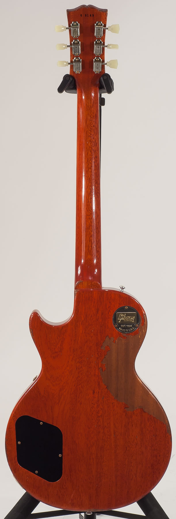 Gibson Custom Shop M2m Les Paul Standard 1958 2h Ht Rw #88149 - Heavy Aged Kentucky Bourbon Fade - Guitarra eléctrica de corte único. - Variation 1