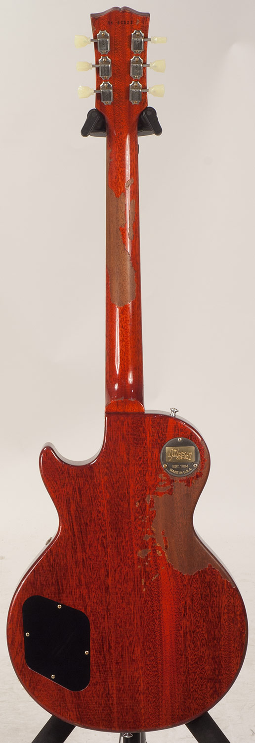 Gibson Custom Shop M2m Les Paul Standard 1958 2h Ht Rw #r862323 - Aged Kindred Burst Fade - Guitarra eléctrica de corte único. - Variation 1