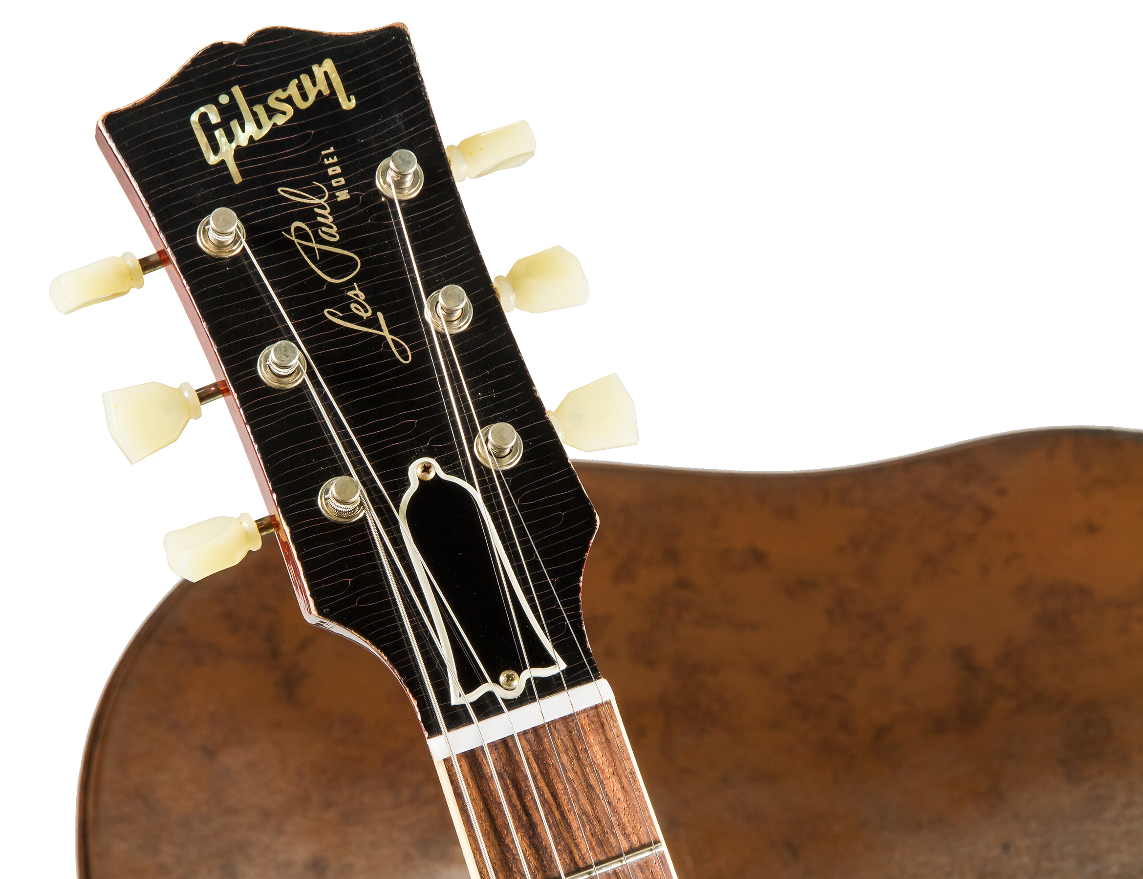 Gibson Custom Shop M2m Les Paul Standard 1958 Reissue 2019 2h Ht Rw #89849 - Heavy Aged First Burst - Guitarra eléctrica de corte único. - Variation 4